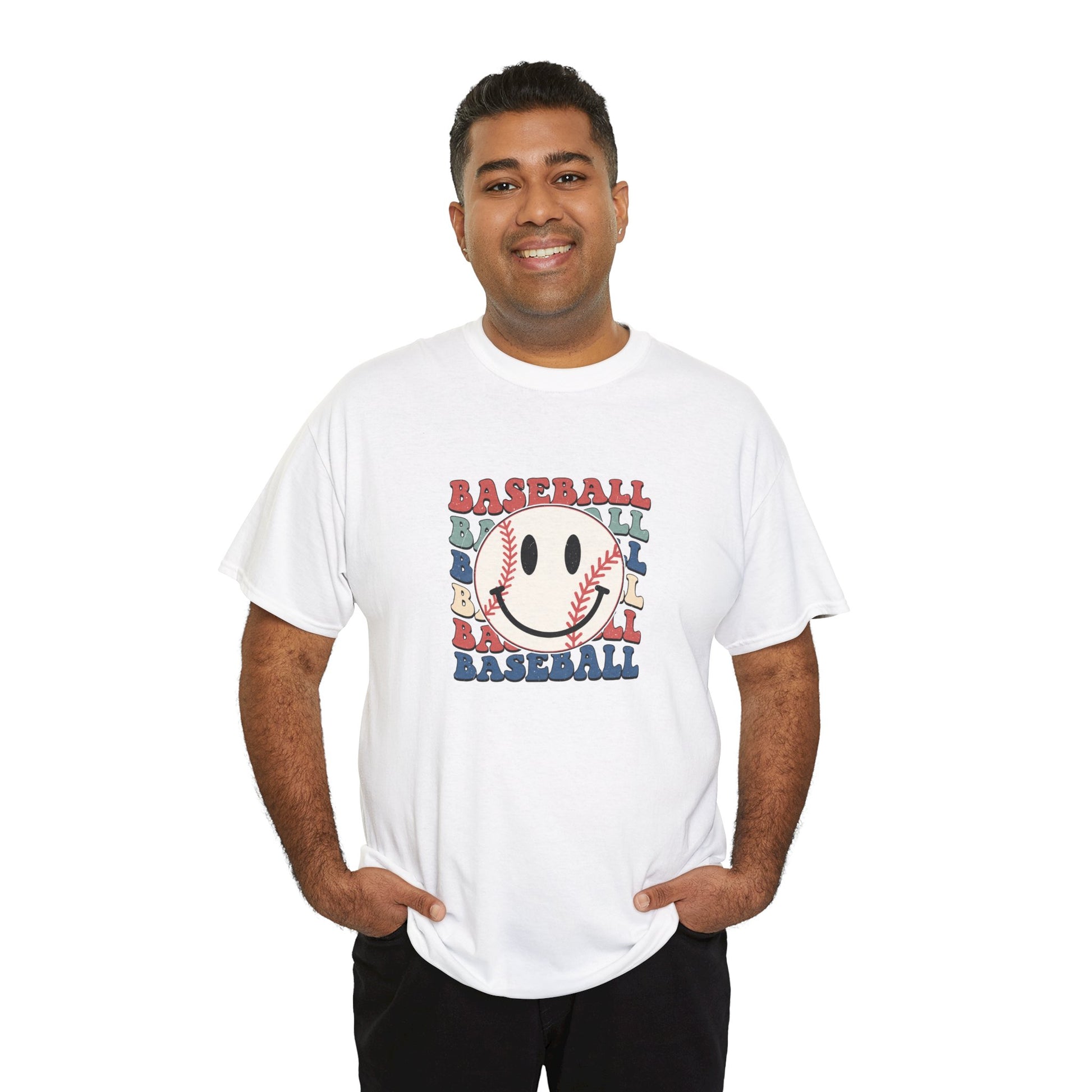 Baseball Tee For Dad Or Mom Unisex Heavy Cotton Tee