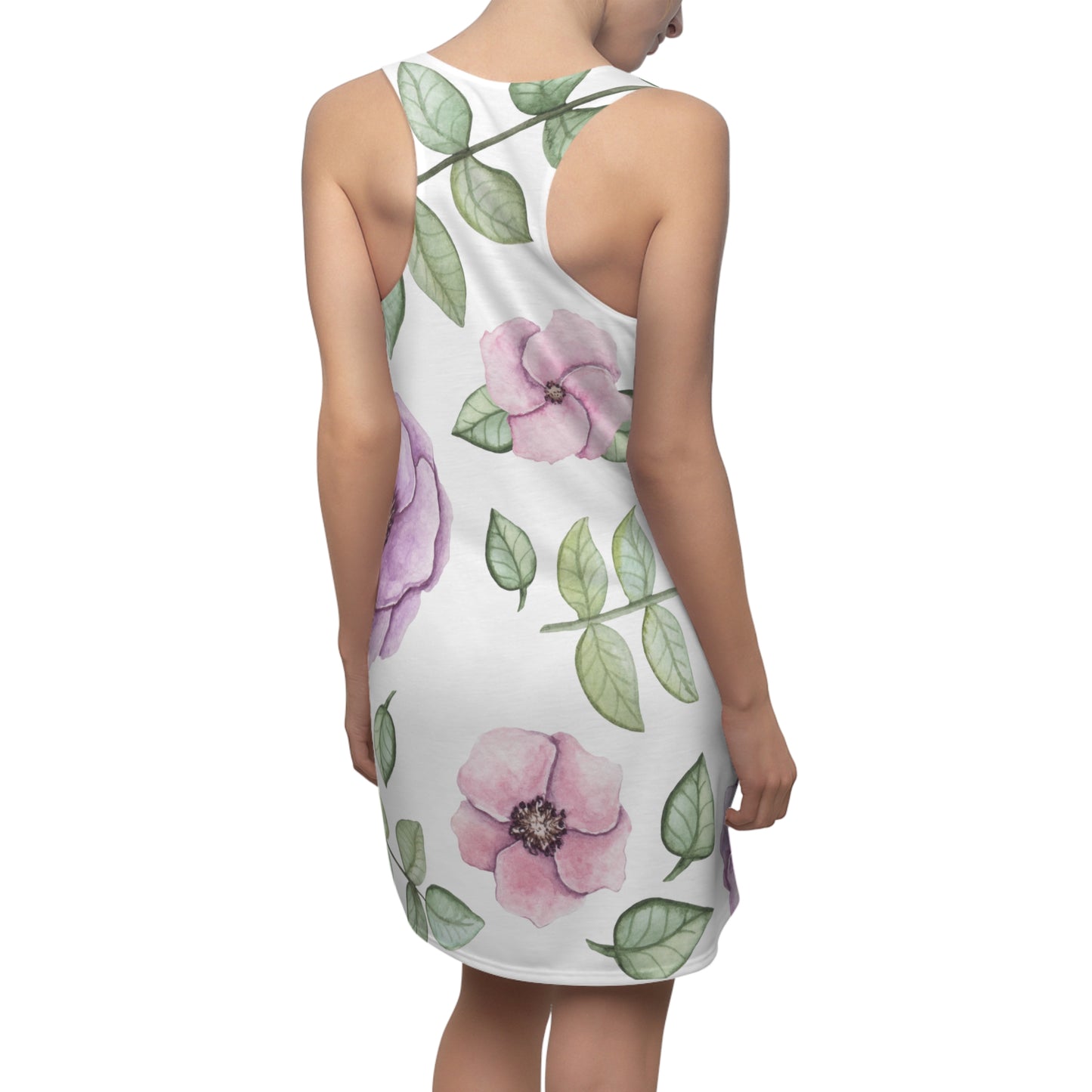 Women's Flowered Racerback Dress