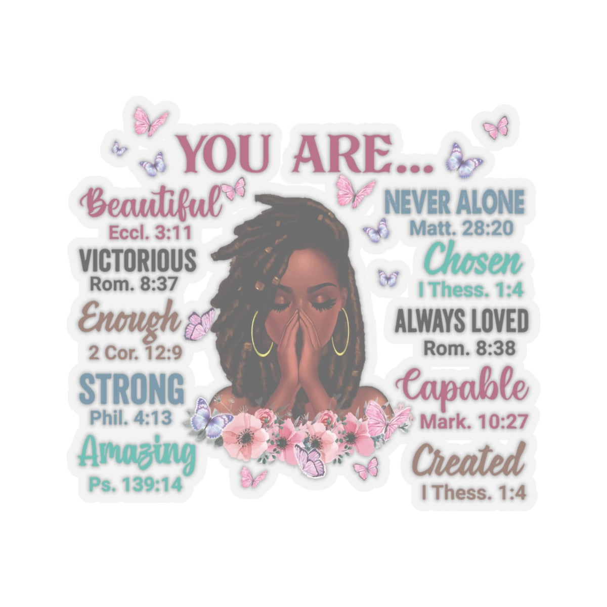 Inspirational Sticker Buy one Get One