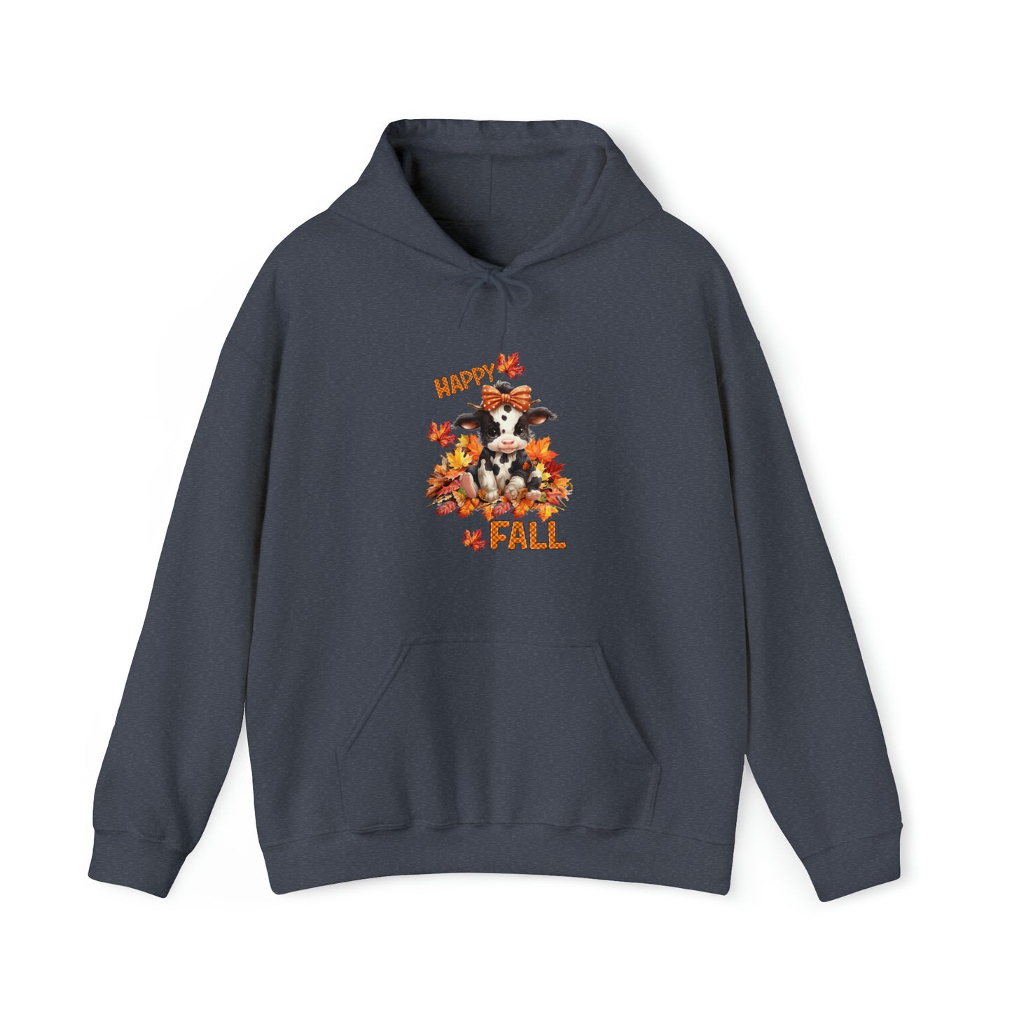 Happy Fall Cute Calf Fall Fashion Hooded Sweatshirt