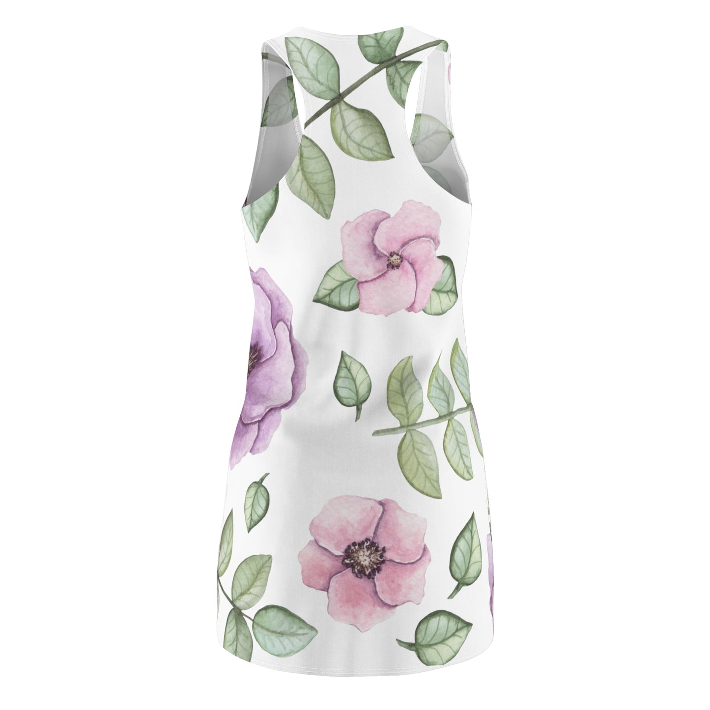 Women's Flowered Racerback Dress