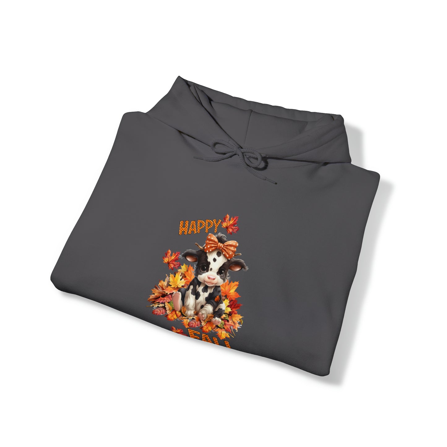 Happy Fall Cute Calf Fall Fashion Hooded Sweatshirt