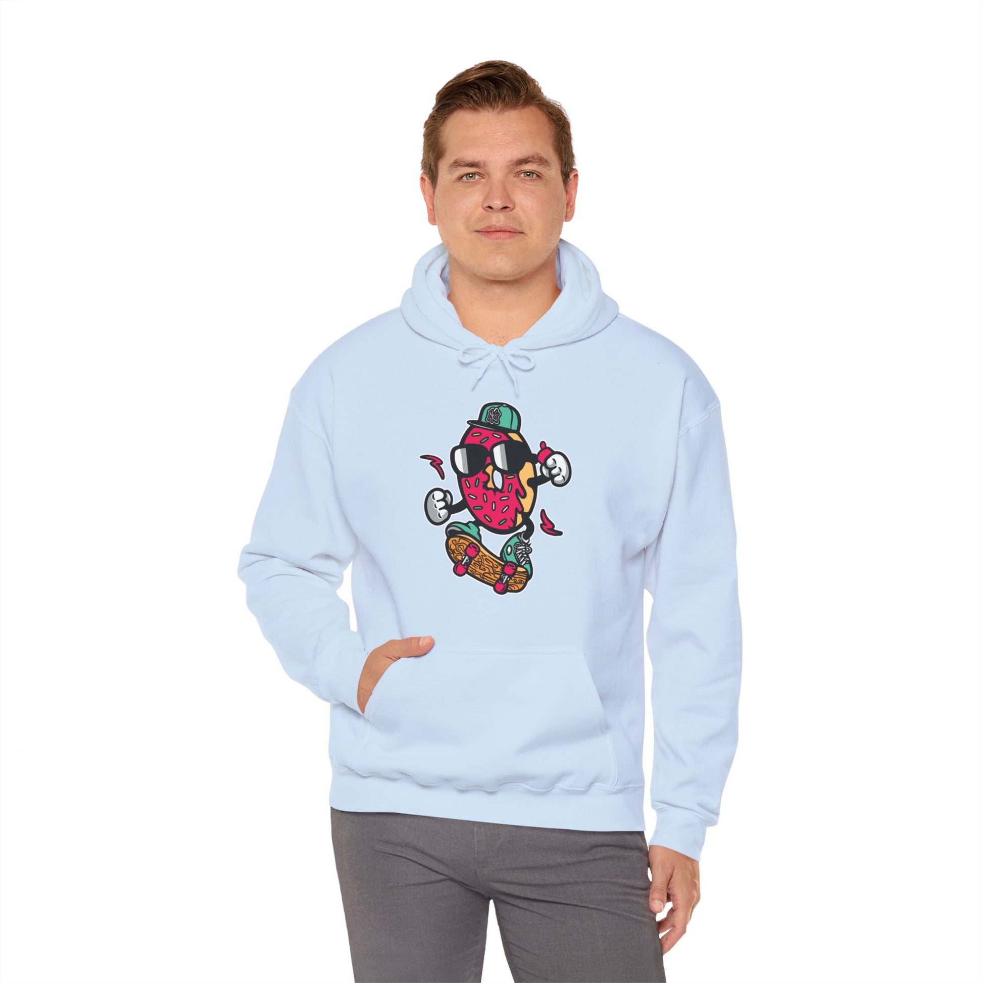 Skating Donut Hoodie Sweatshirt