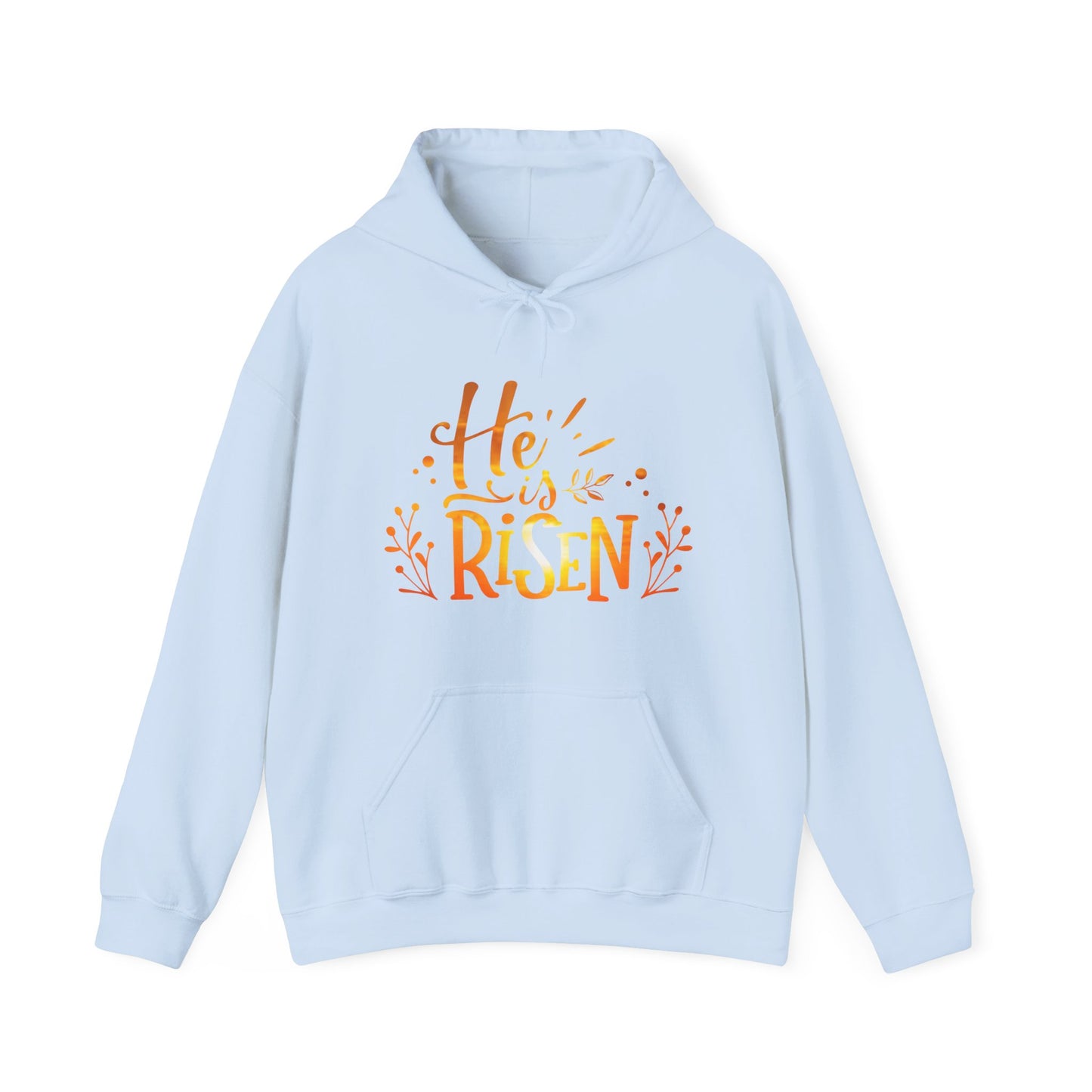 Christian Hooded Sweatshirt He Is Risen Jesus TShirt