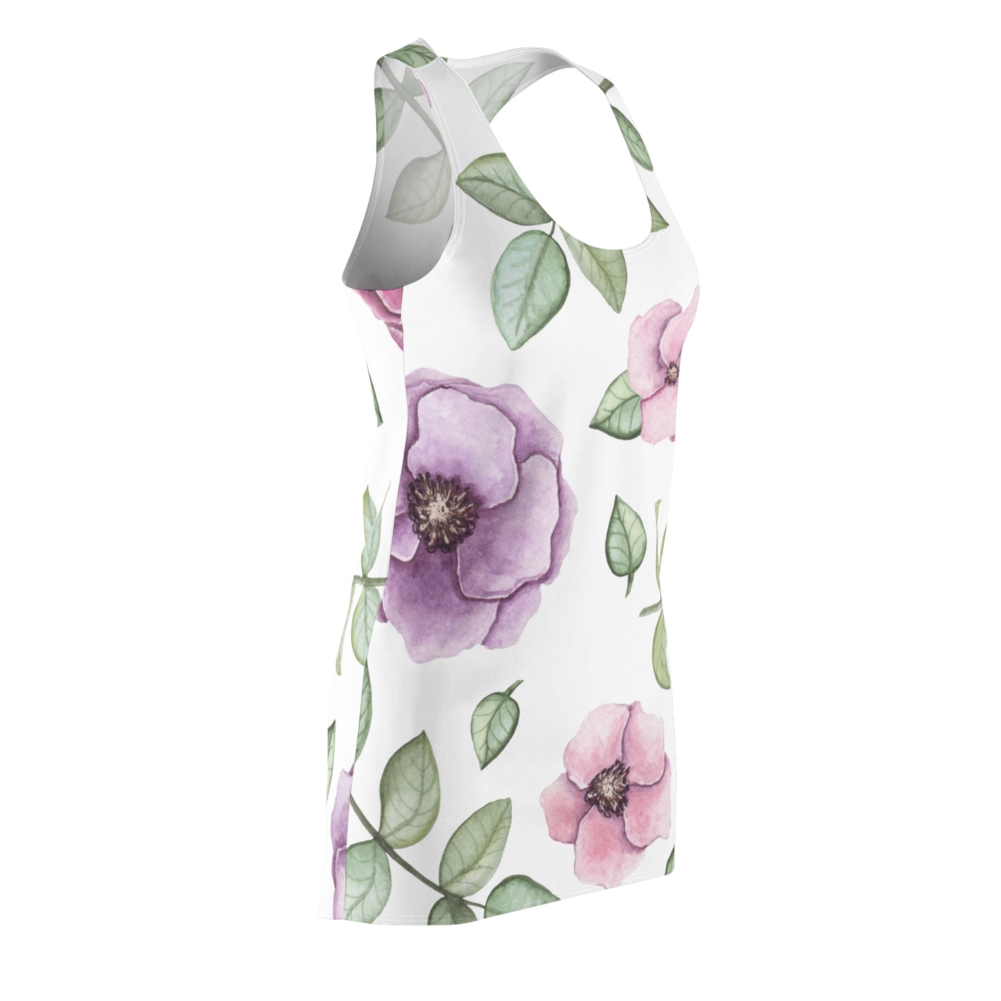 Women's Flowered Racerback Dress
