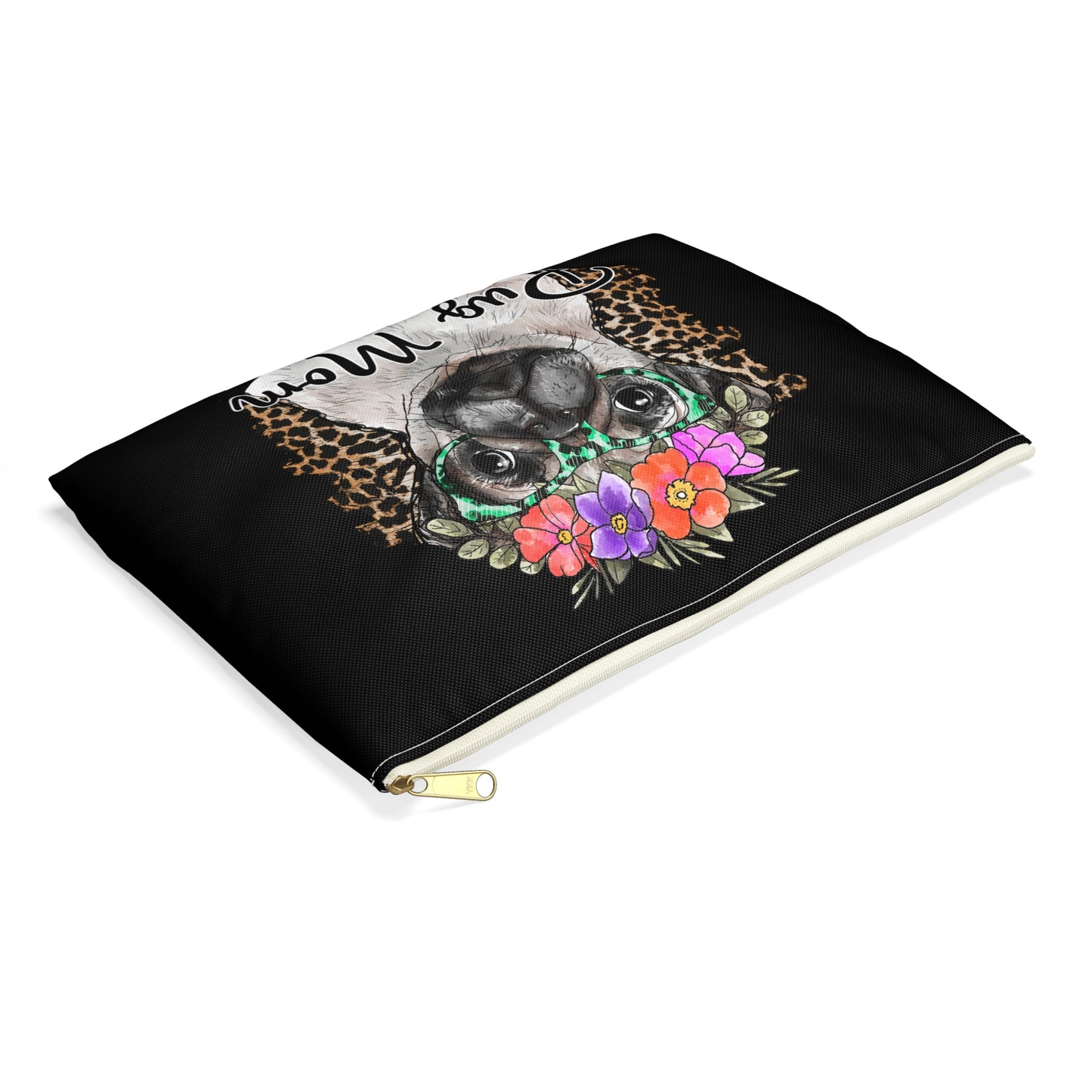 Cute Pug Mom Accessory Pouch Make Up Bag