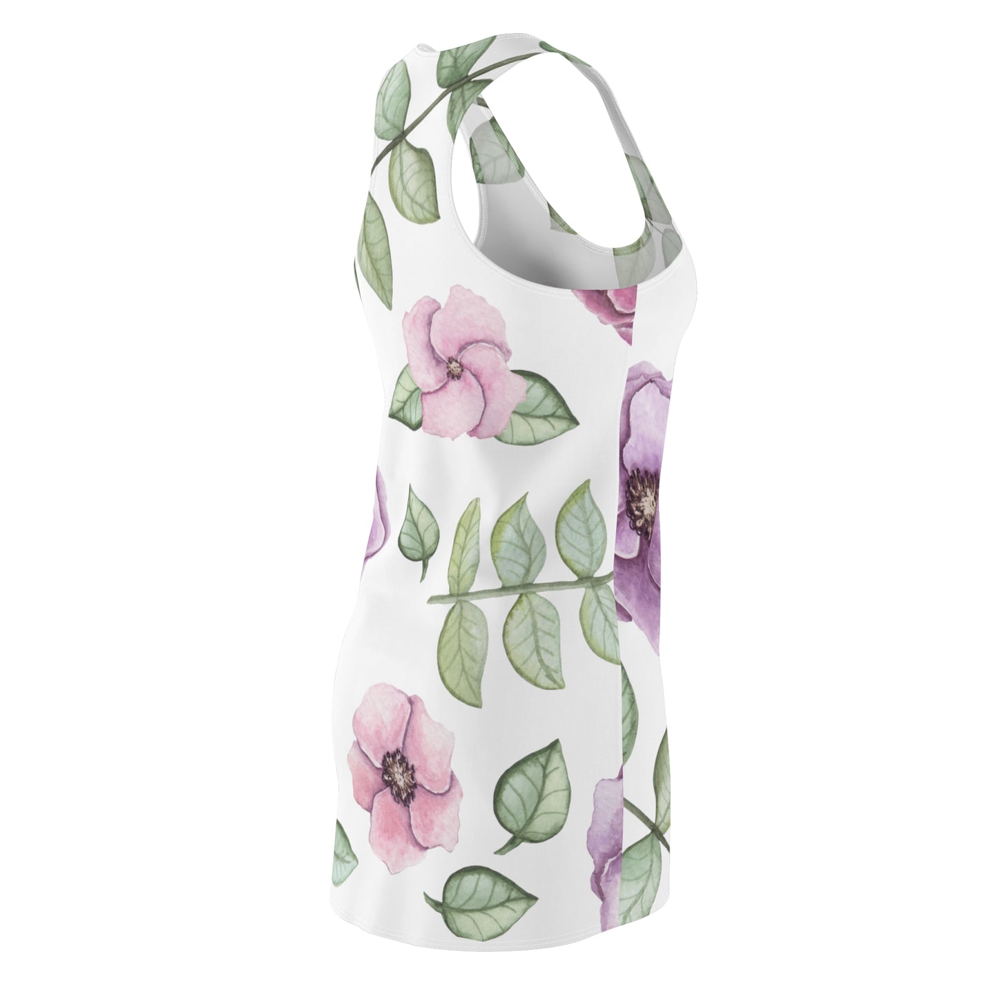 Women's Flowered Racerback Dress