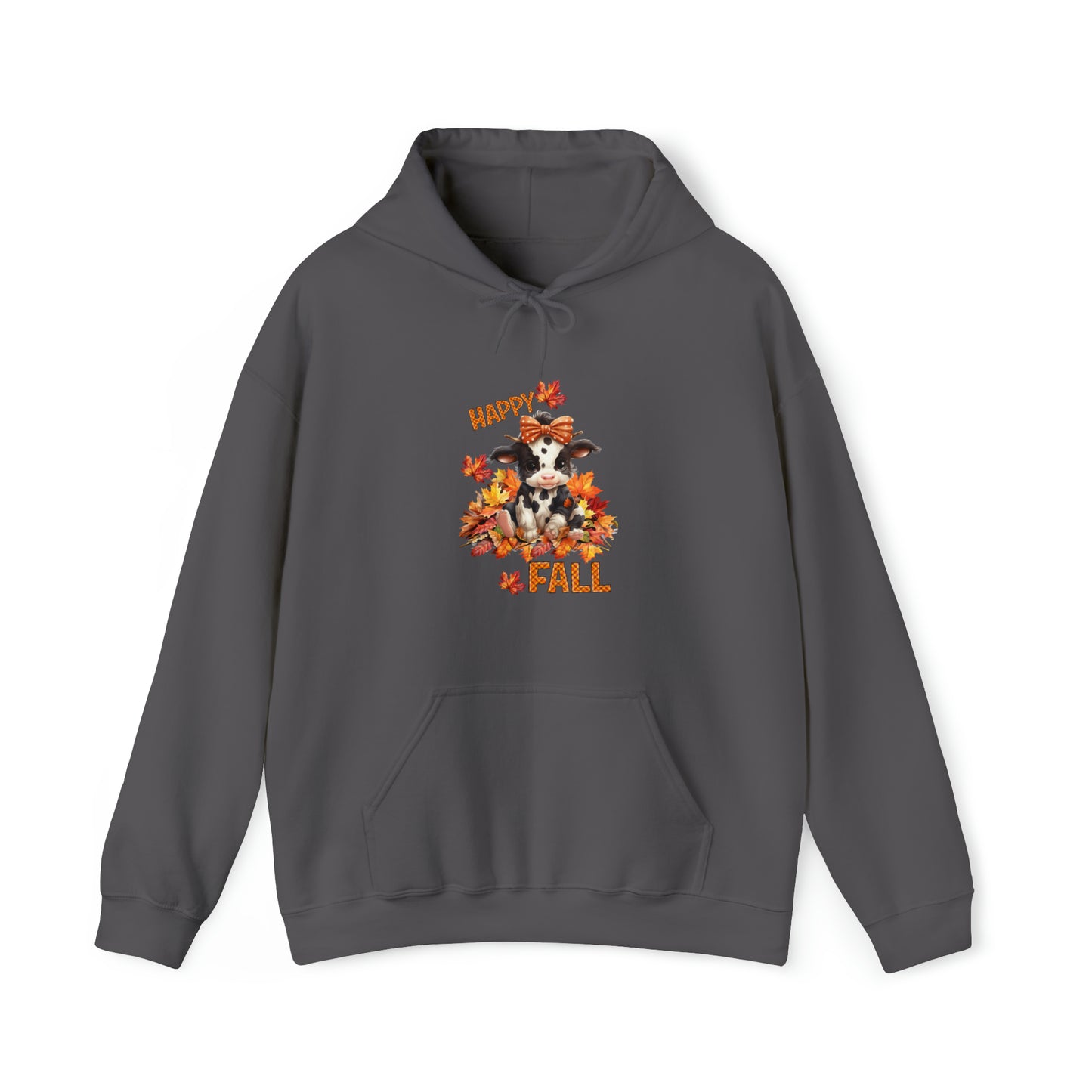 Happy Fall Cute Calf Fall Fashion Hooded Sweatshirt