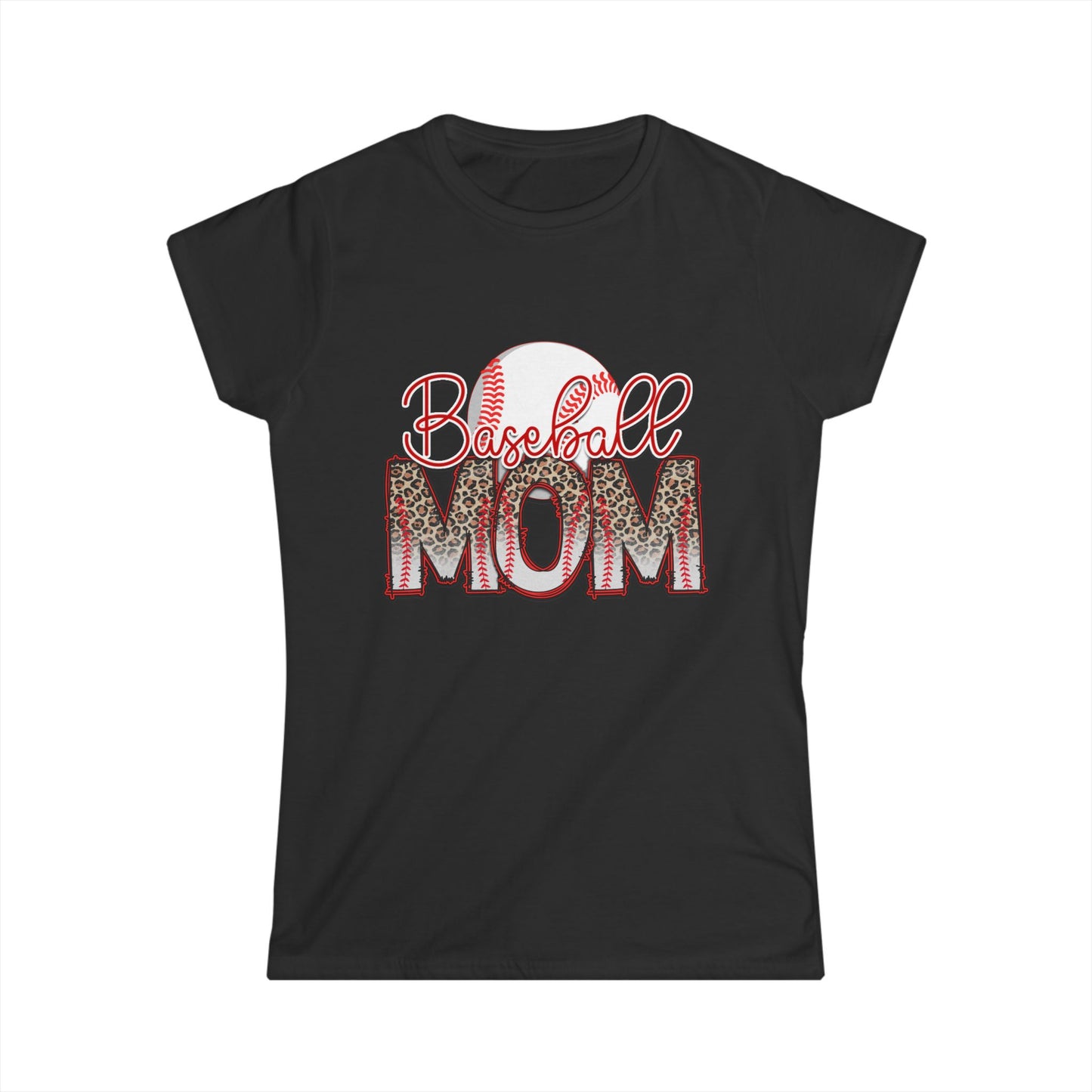 Baseball Mom Tee - Women's Softstyle Tee