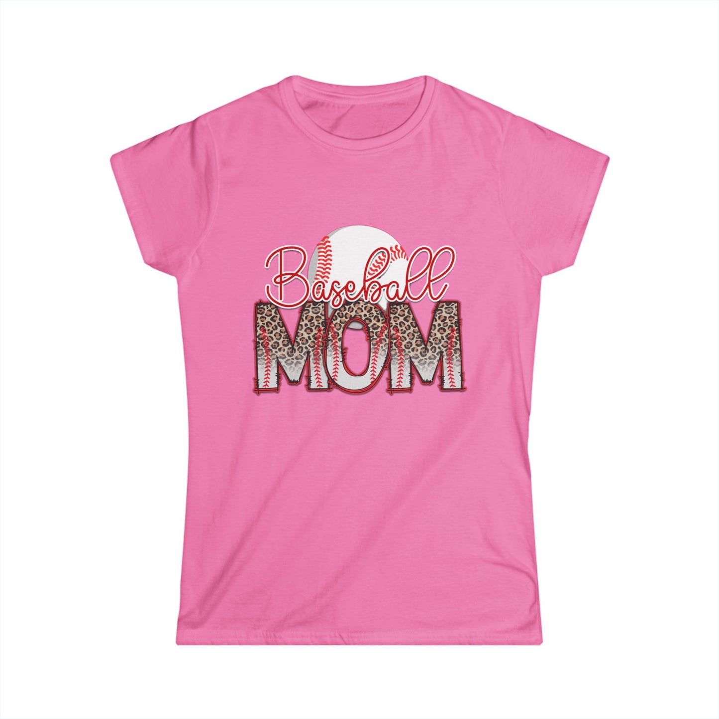 Baseball Mom Tee - Women's Softstyle Tee