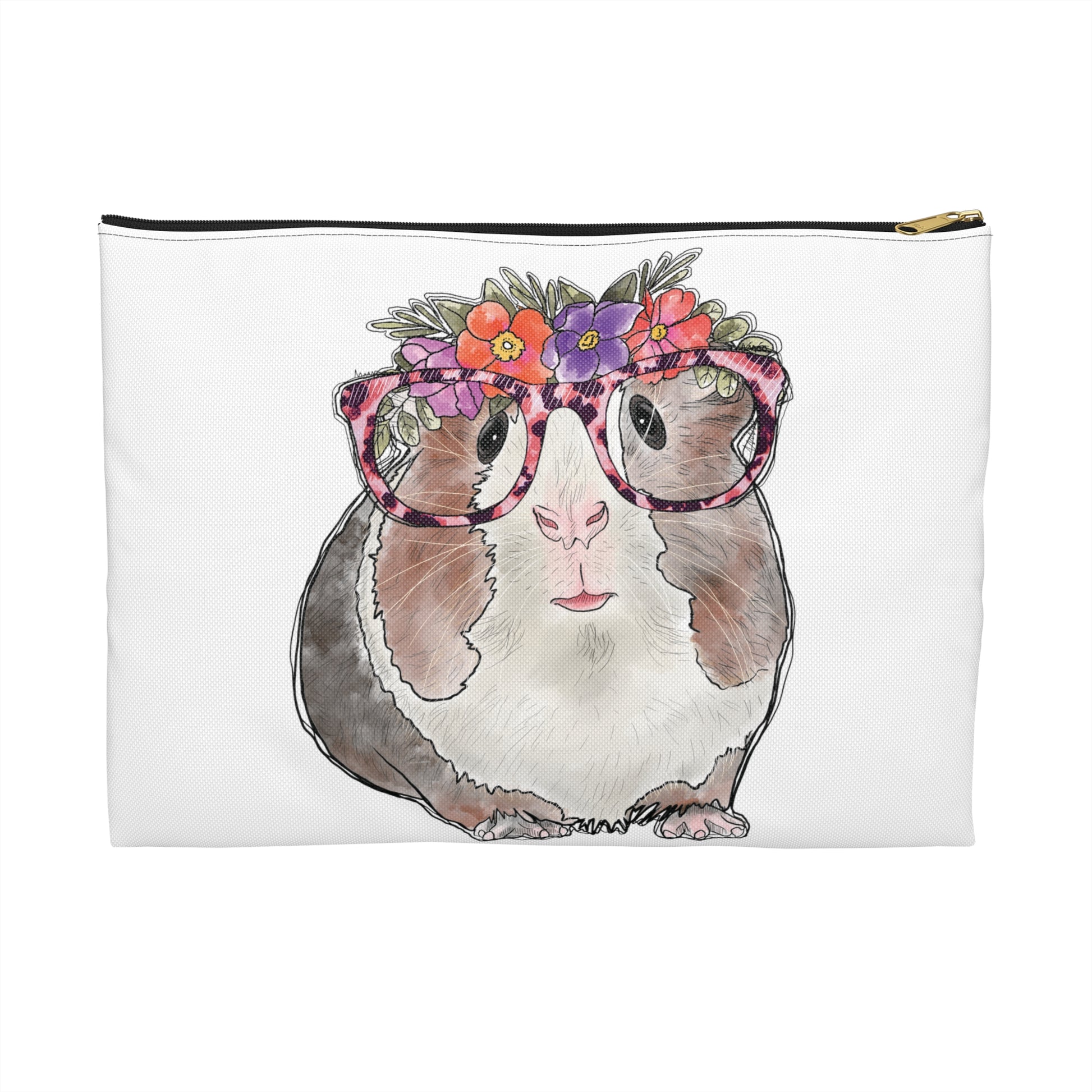 Guinea Pig Make Up Bag Accessory Pouch