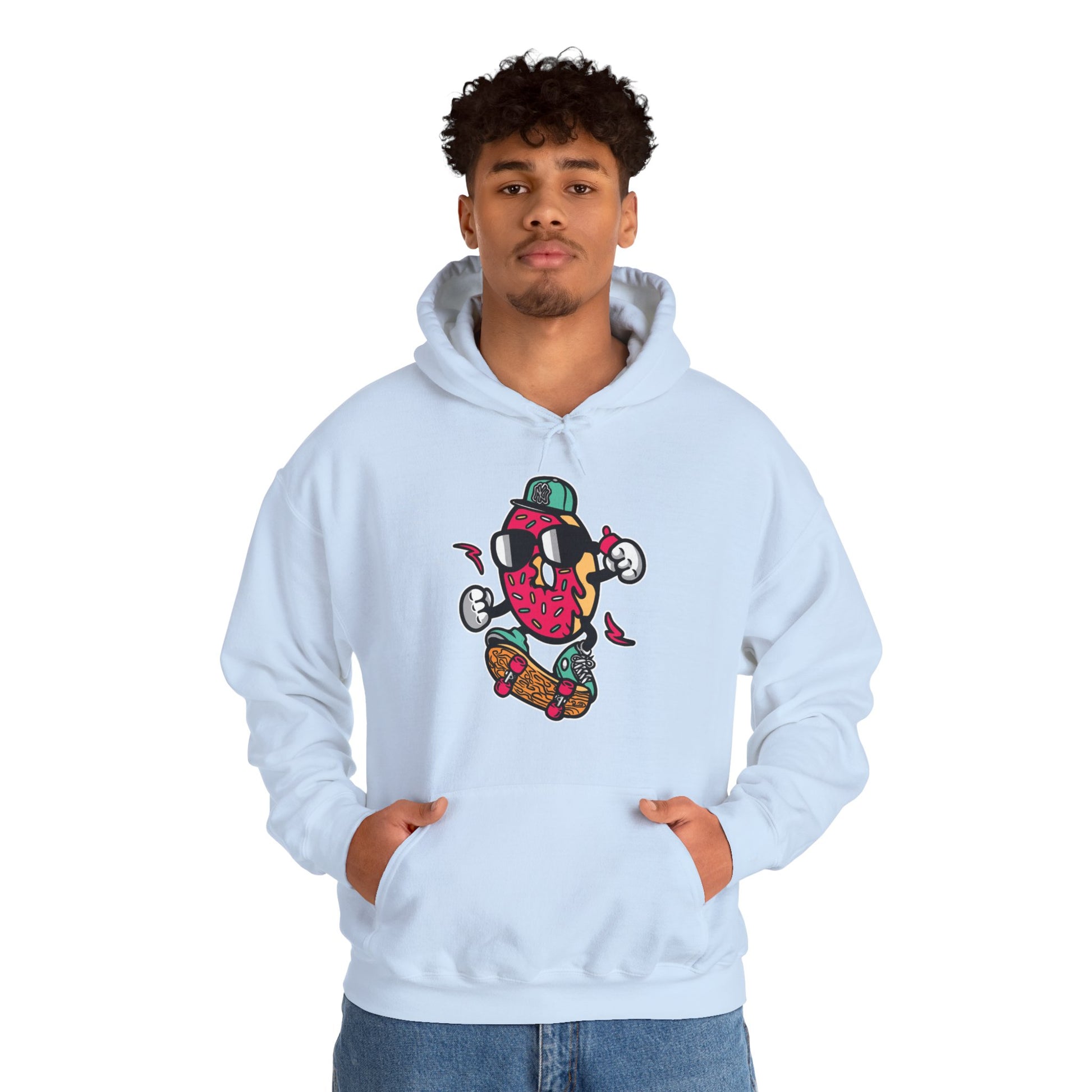 Skating Donut Hoodie Sweatshirt
