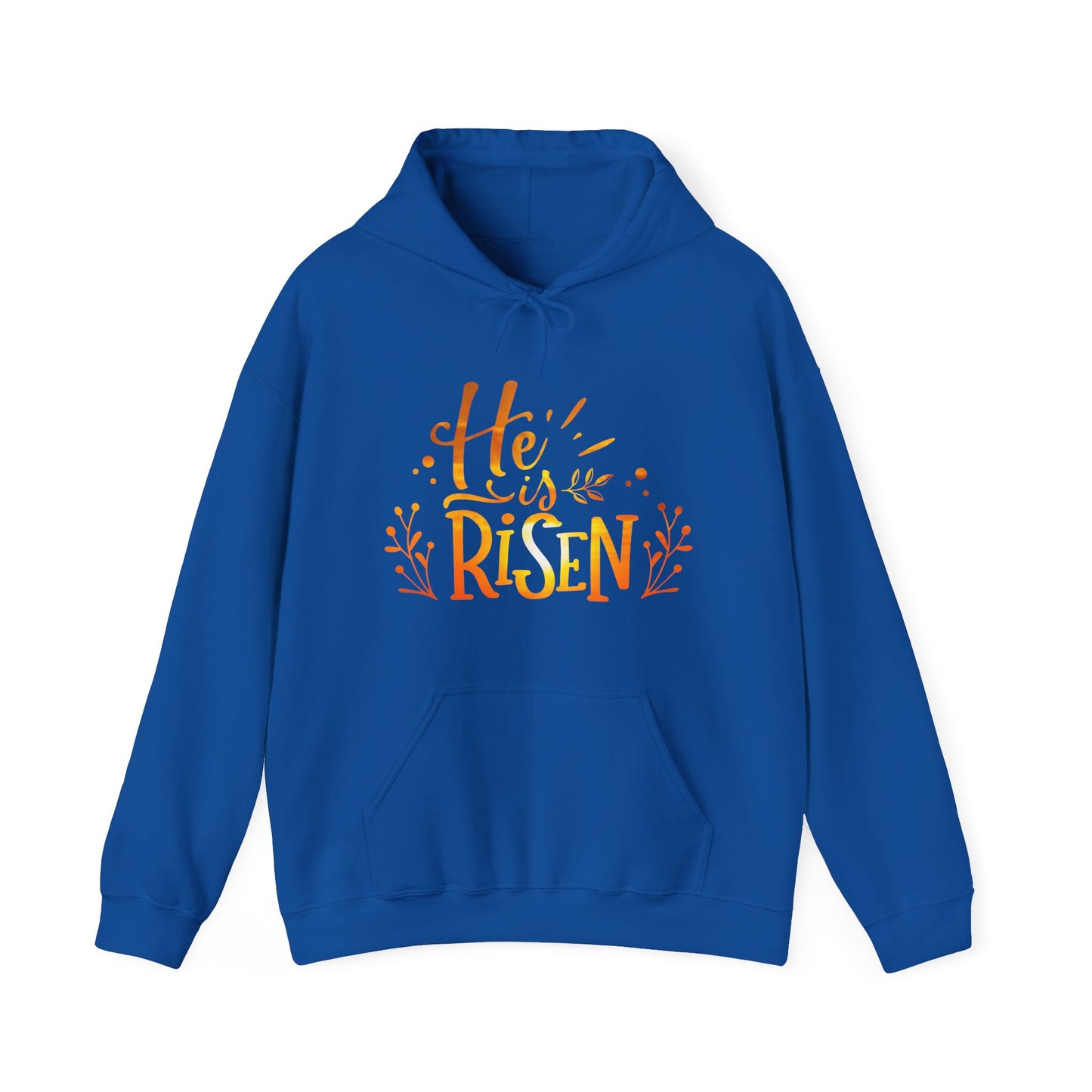 Christian Hooded Sweatshirt He Is Risen Jesus TShirt