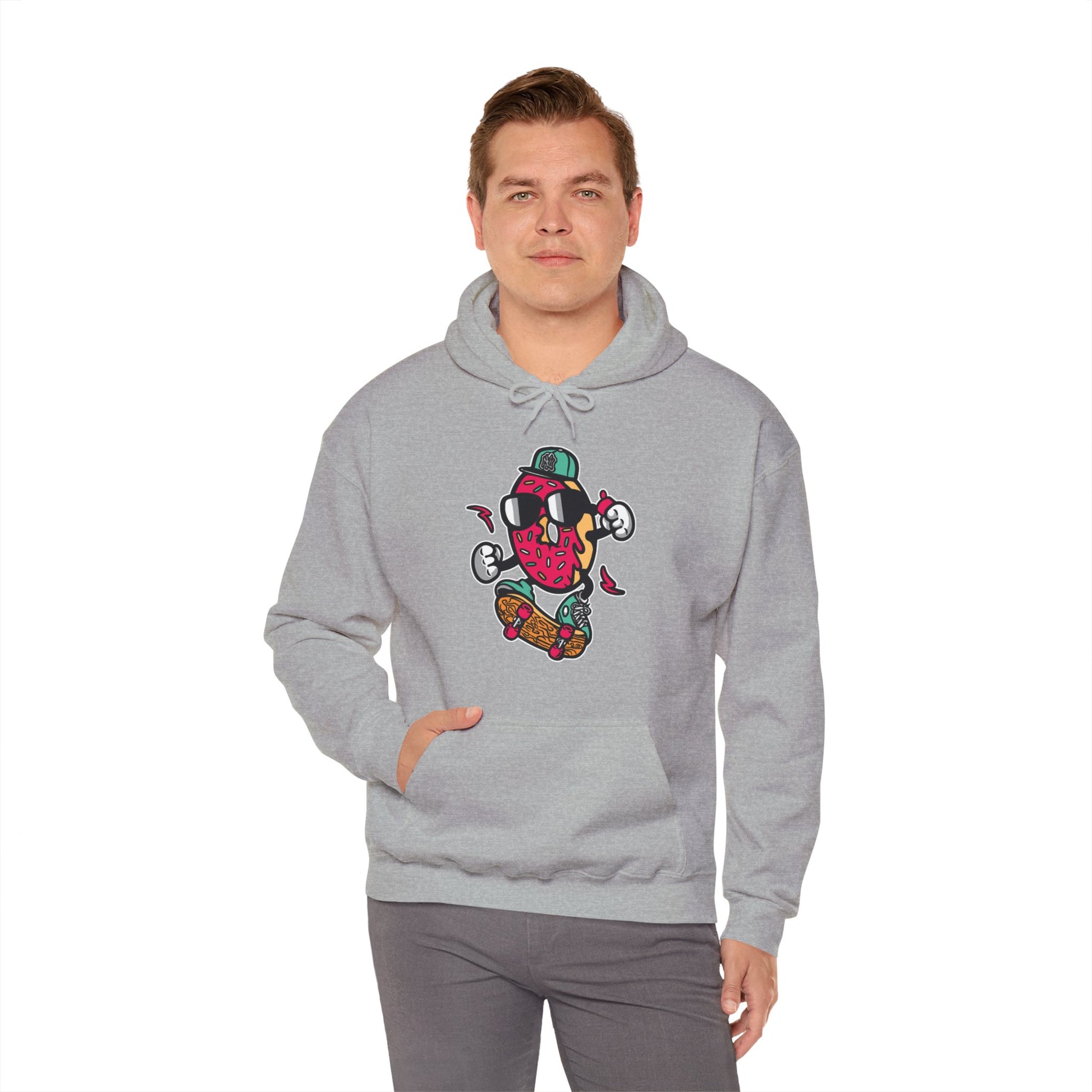 Skating Donut Hoodie Sweatshirt