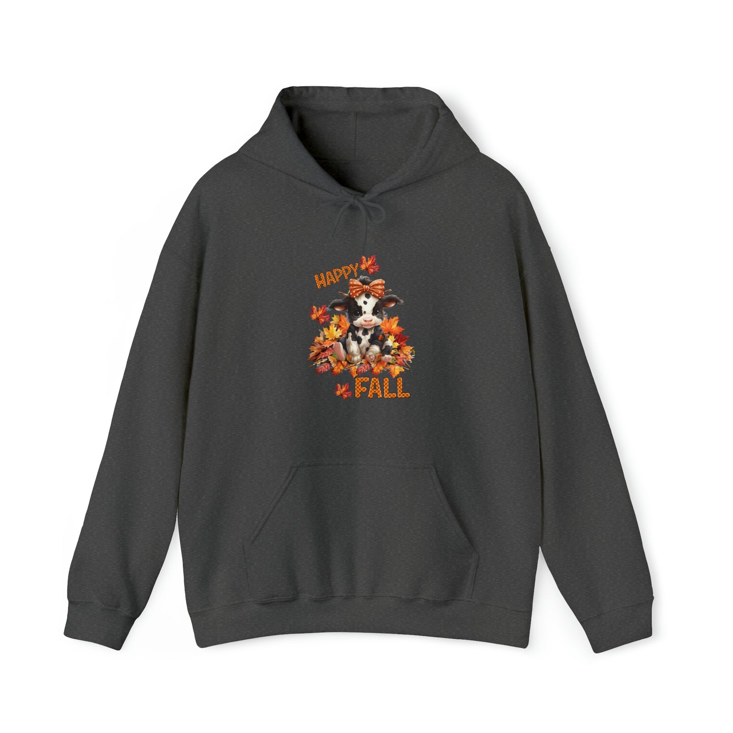 Happy Fall Cute Calf Fall Fashion Hooded Sweatshirt