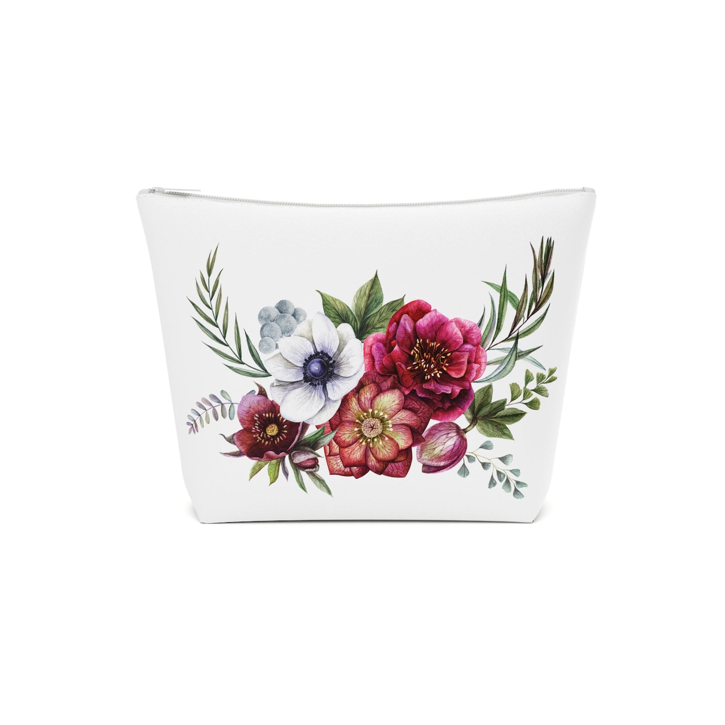 Colorful Floral Cosmetic Bag