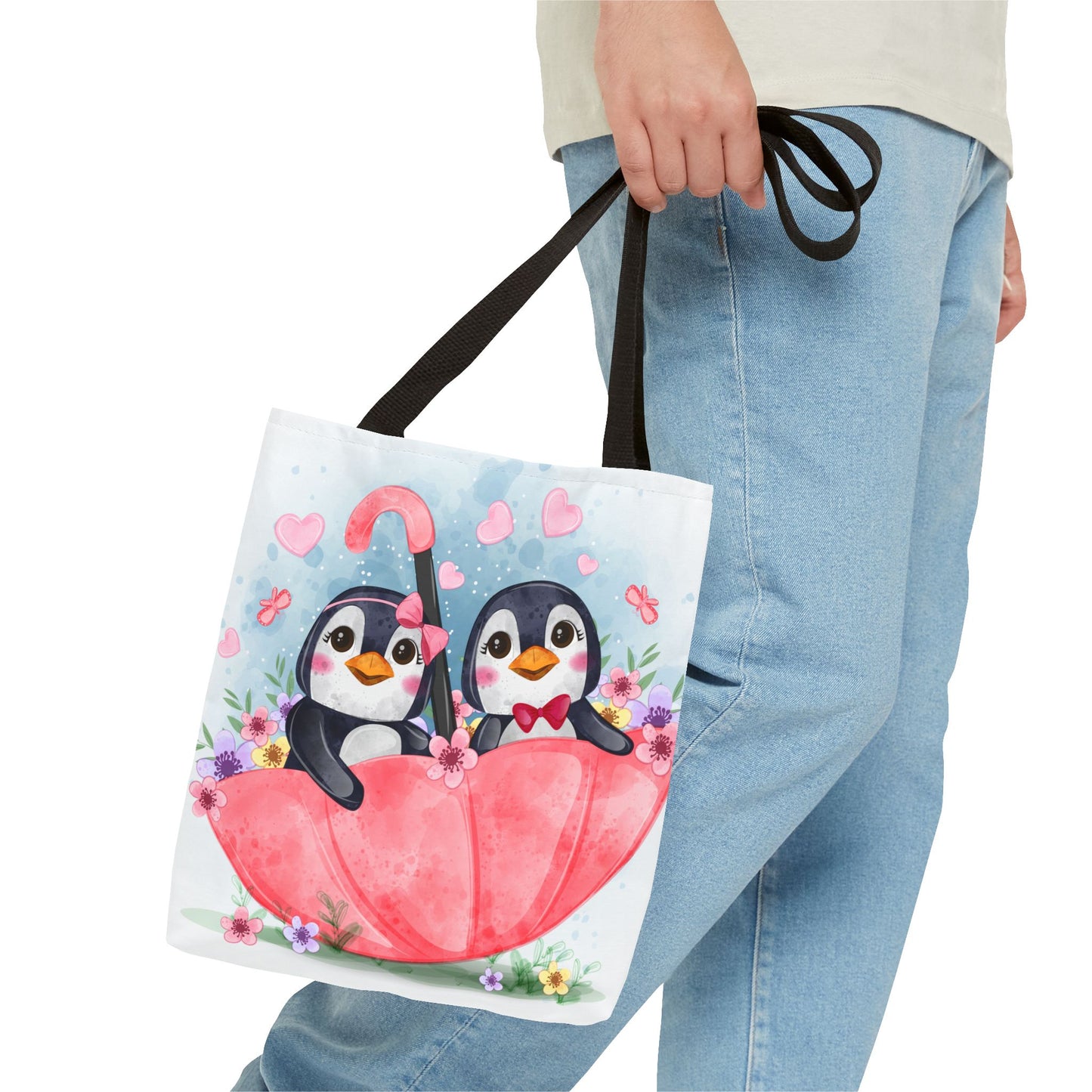 Happy Penguins Tote Bag