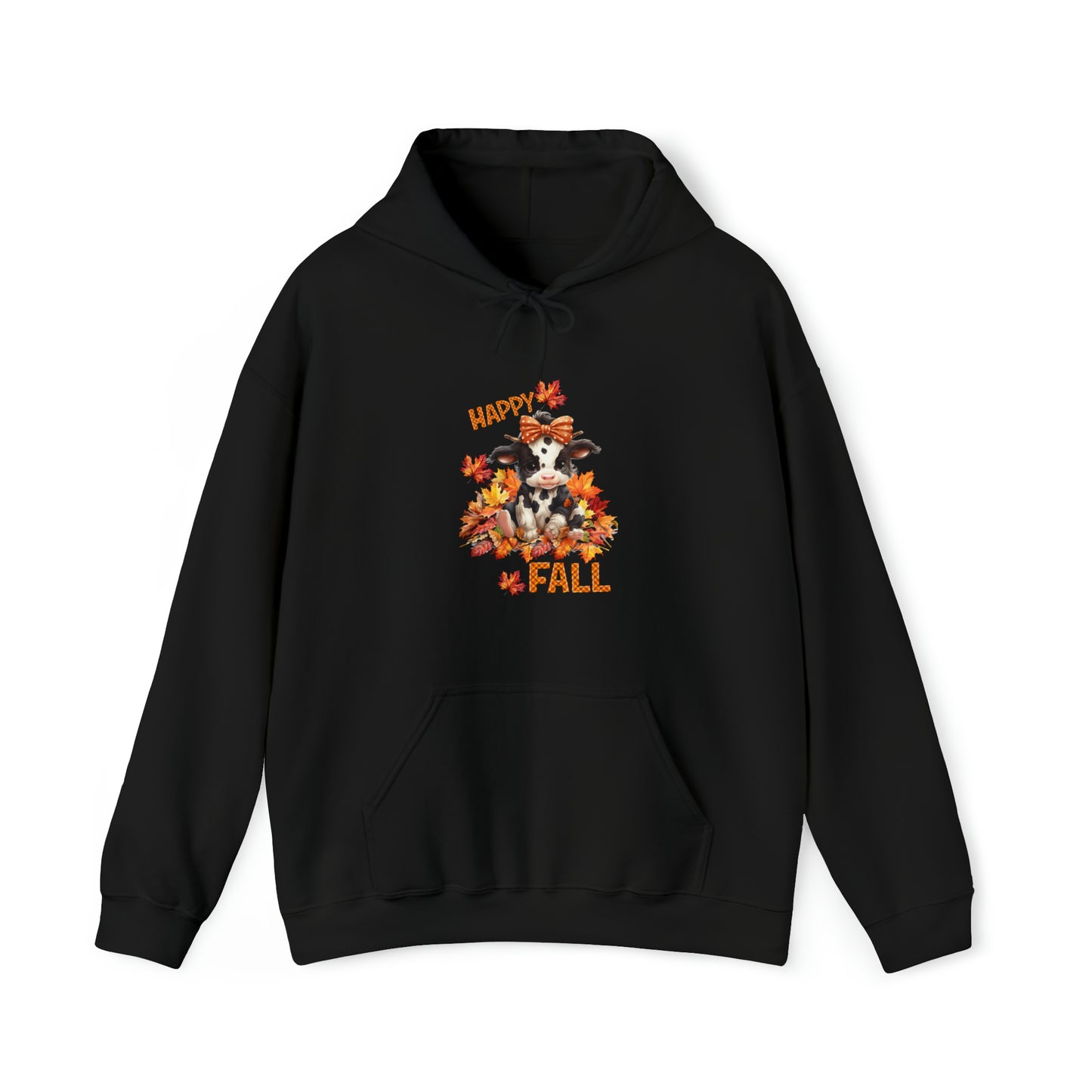 Happy Fall Cute Calf Fall Fashion Hooded Sweatshirt