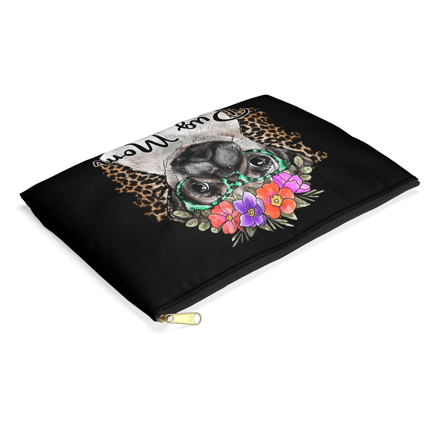 Cute Pug Mom Accessory Pouch Make Up Bag