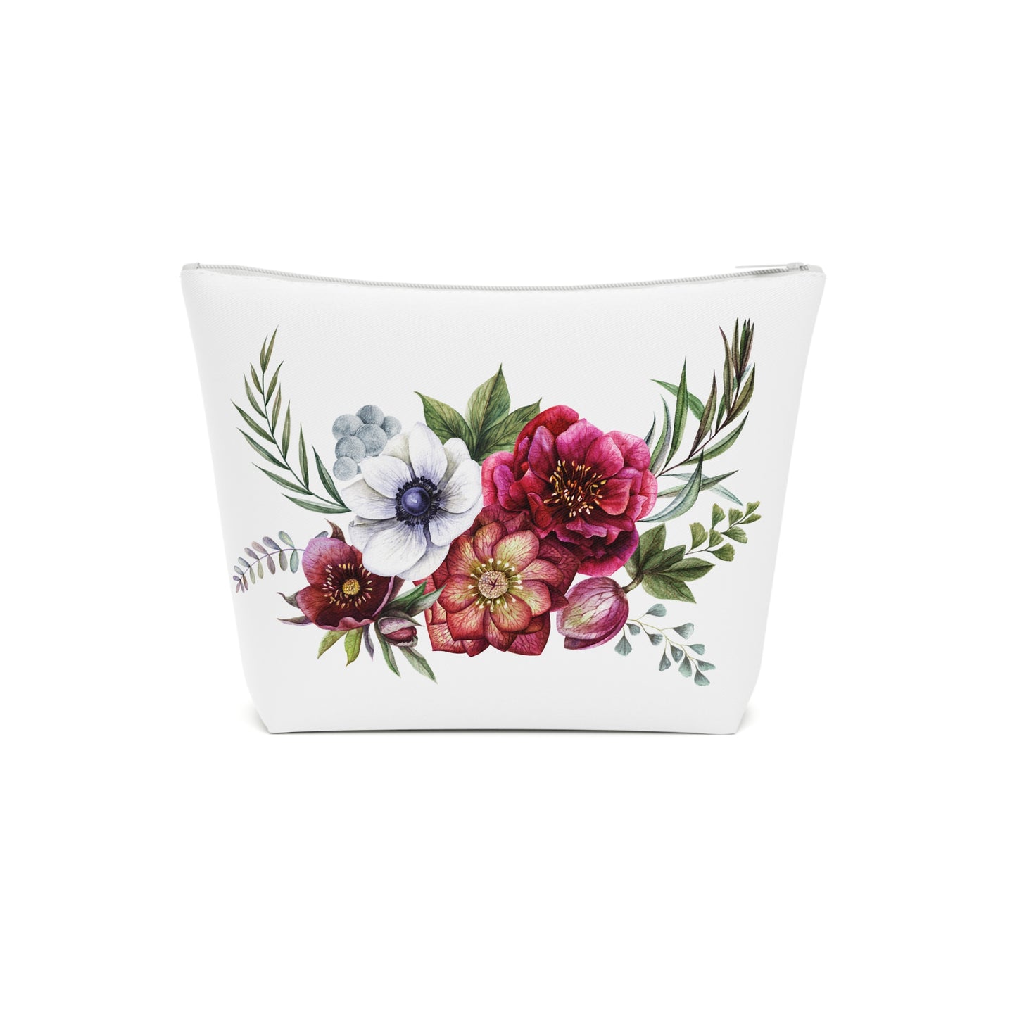 Colorful Floral Cosmetic Bag