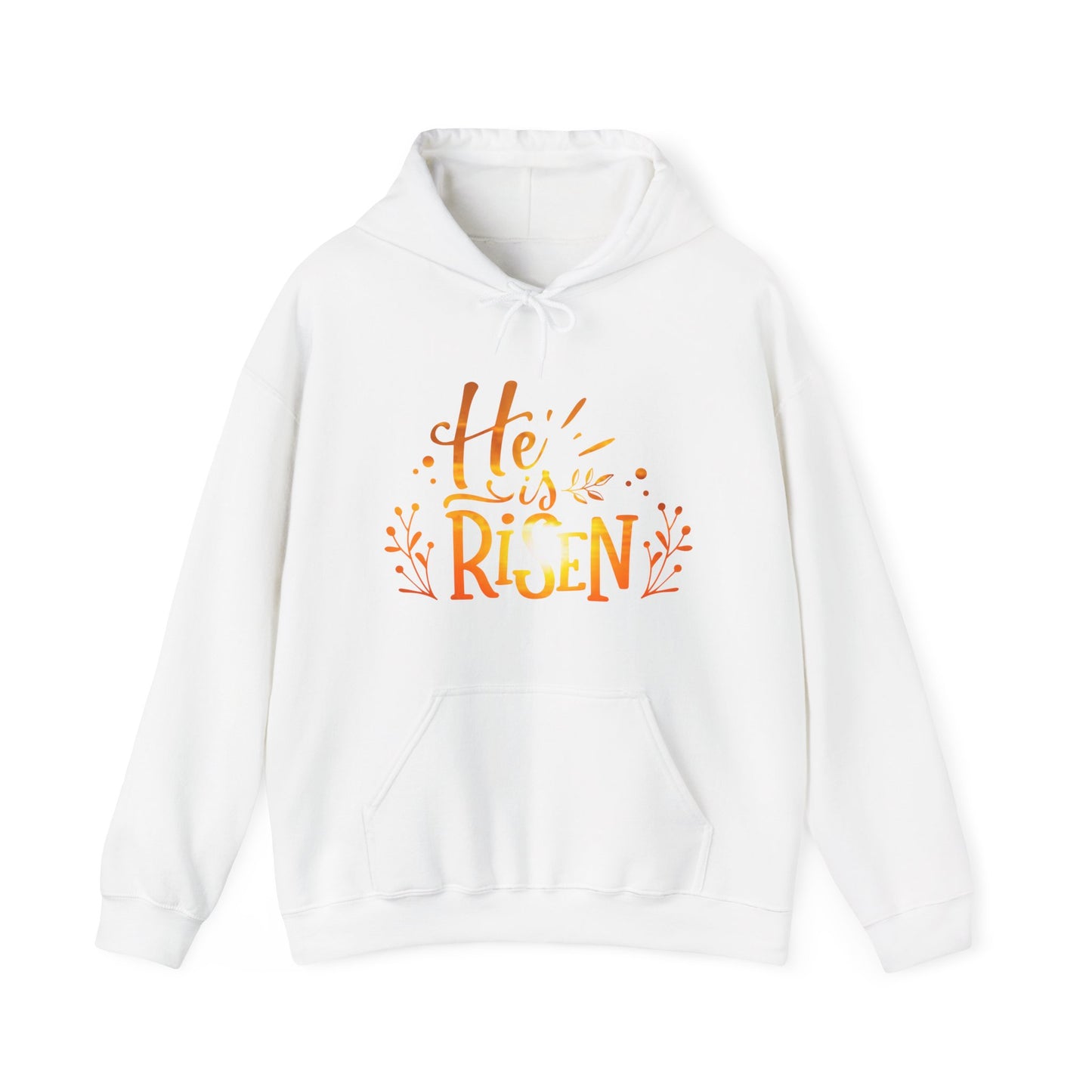 Christian Hooded Sweatshirt He Is Risen Jesus TShirt