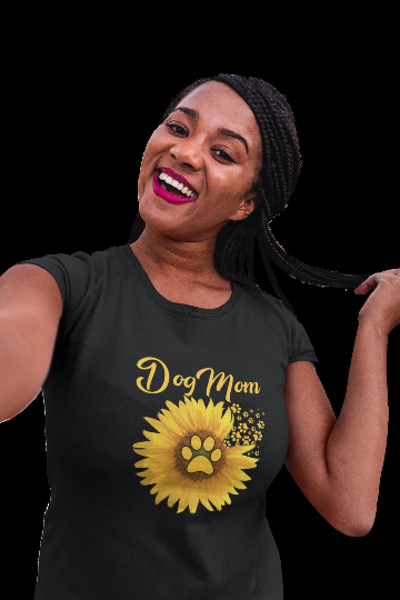 Women's Tee Dog Mom Animal Lovers Tee