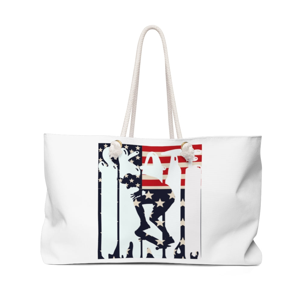 Overnight Bag Skater Shopping Music Sports or Beach Bag