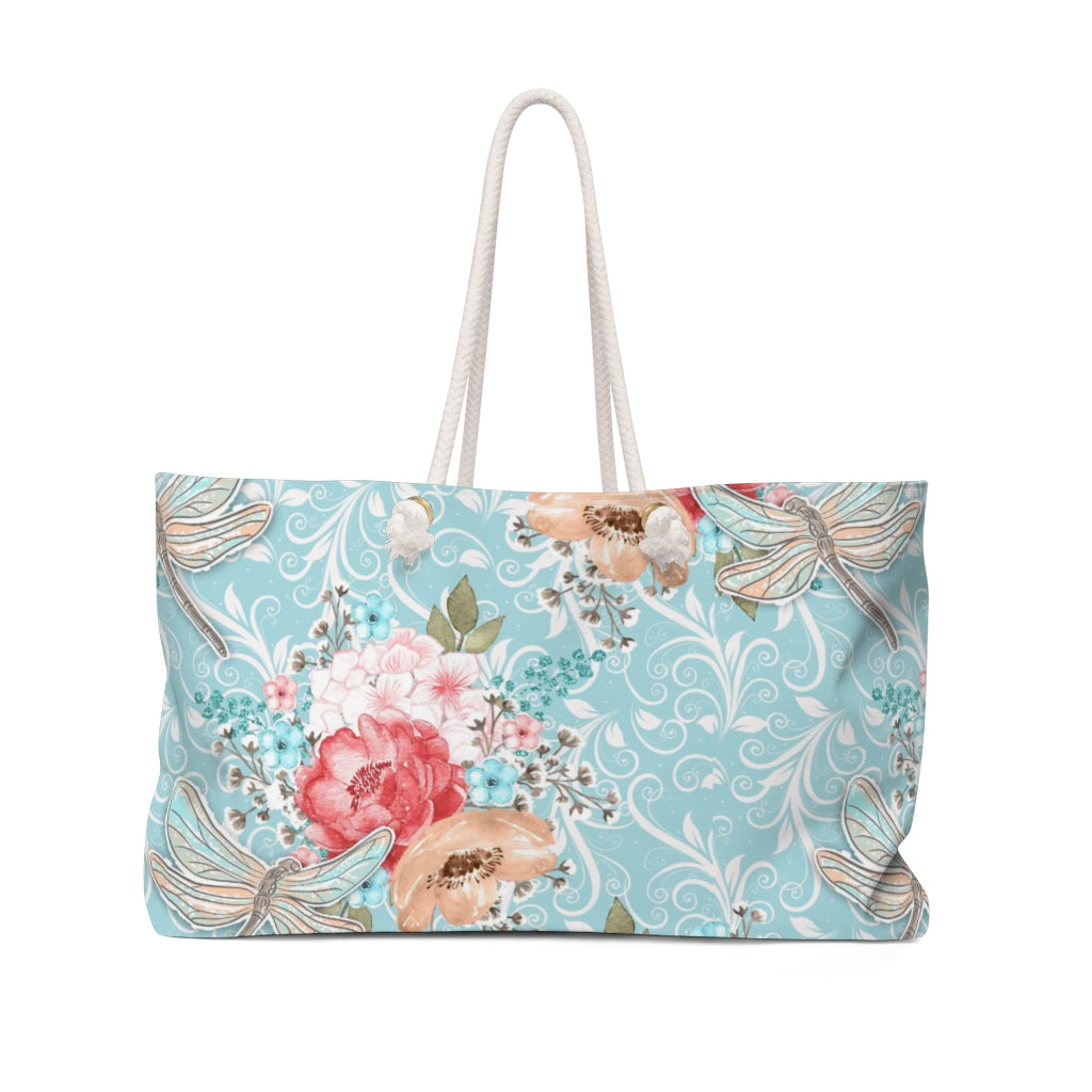 Overnight Bag Weekend Bag Dragon Fly Weekender Shopping Artist's Music Bag