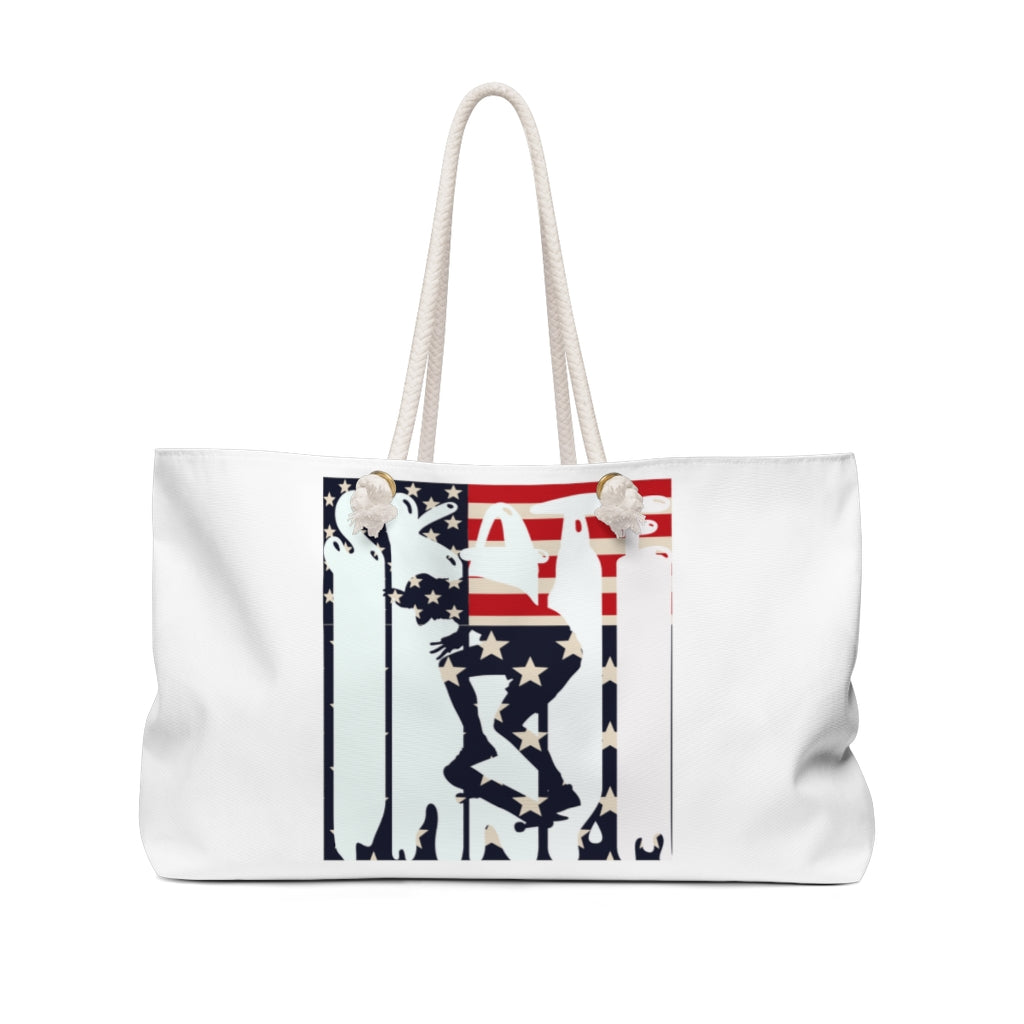 Overnight Bag Skater Shopping Music Sports or Beach Bag