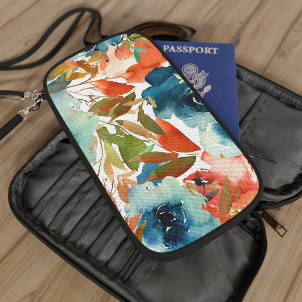 Wallet Passport Wallet Summer Flowers Wallet