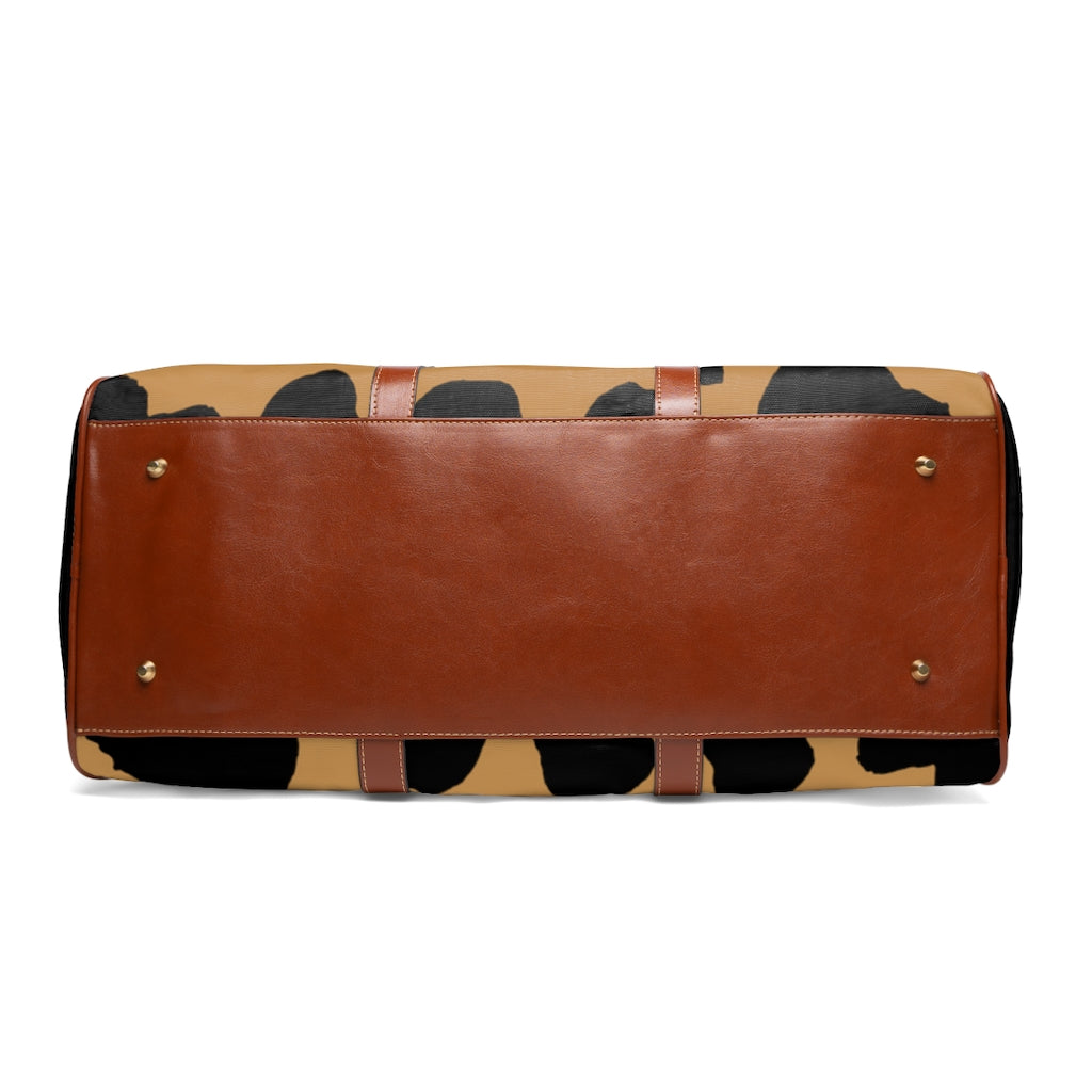 Animal Print Weekend Bag Bottom View