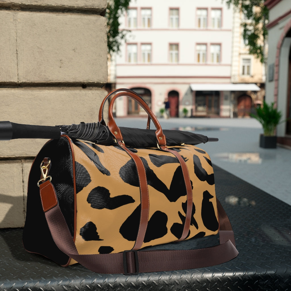 Animal Print weekend Bag Side View