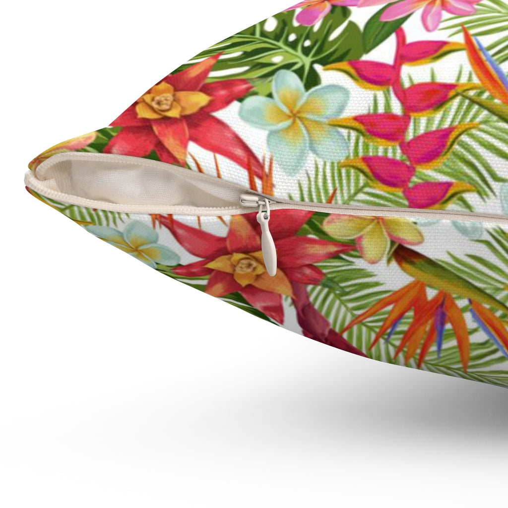 Decorative Pillow Hawaiian Spun Polyester Square Pillow