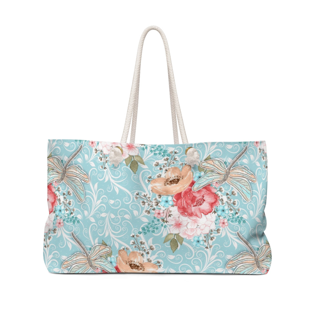 Overnight Bag Weekend Bag Dragon Fly Weekender Shopping Artist's Music Bag