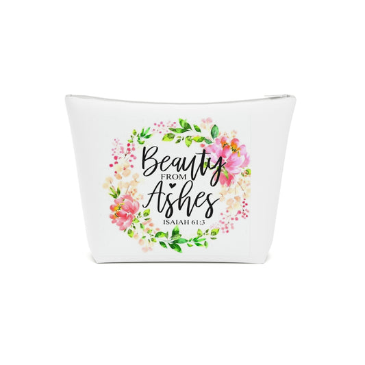 Beauty for Ashes Cotton Cosmetic Bag