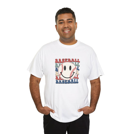Baseball Tee For Dad Or Mom Unisex Heavy Cotton Tee