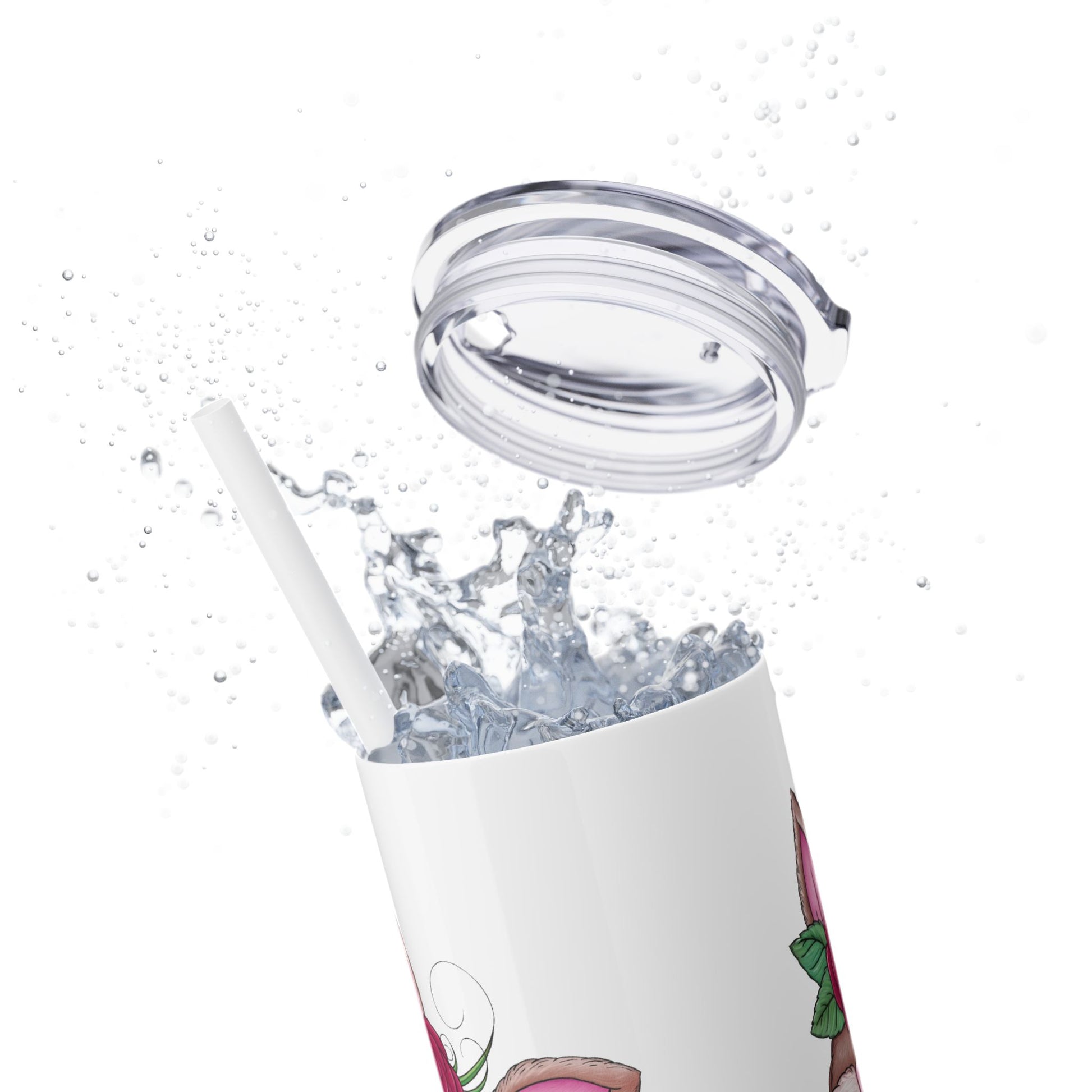 Bunny Tumbler, 20 oz Tumbler with Straw