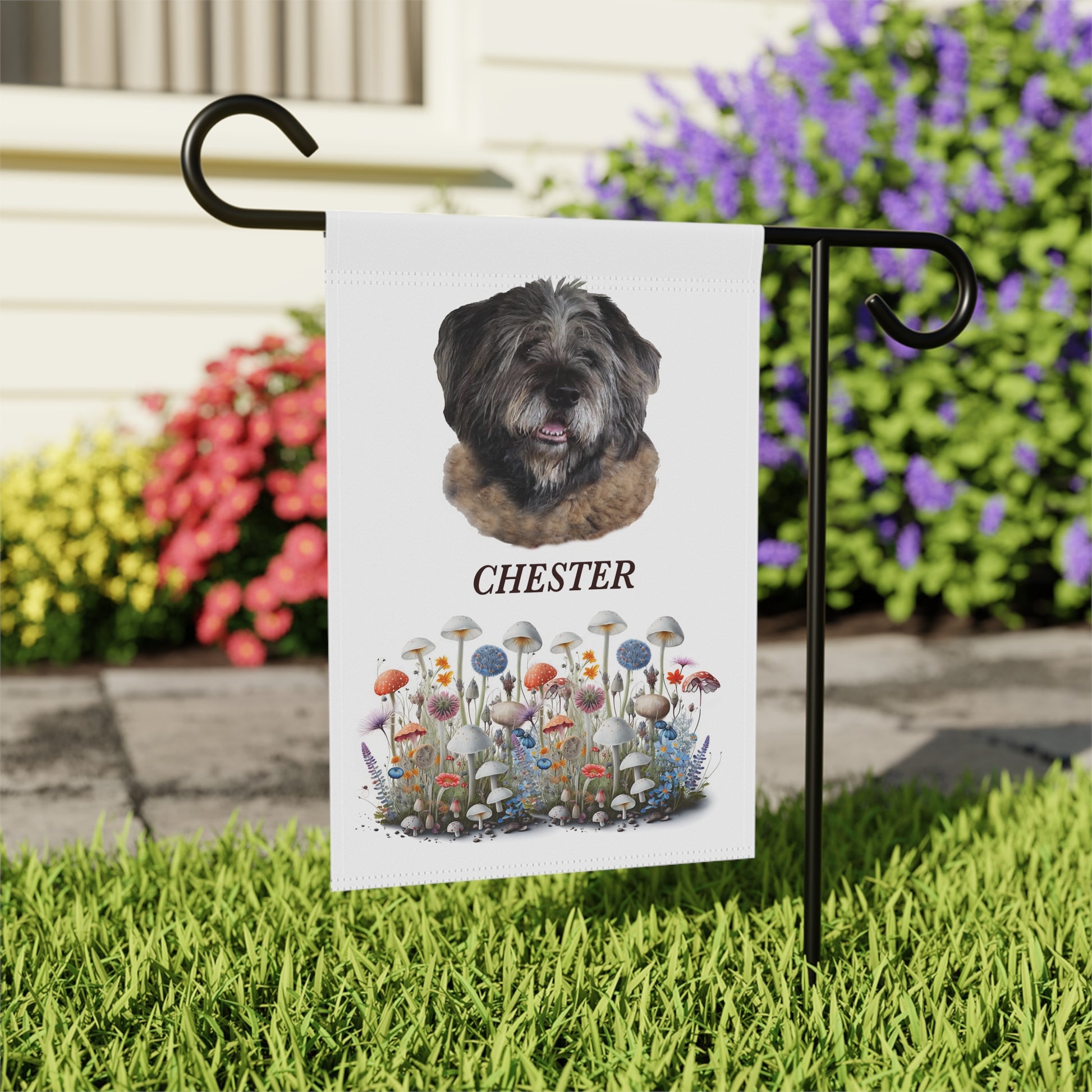 Personalized with your Pet's Photo Here Garden & House Banner