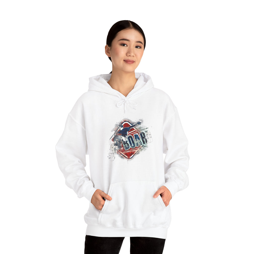 Soar Skateboard Hoodie - Unisex Heavy Blend Sweatshirt