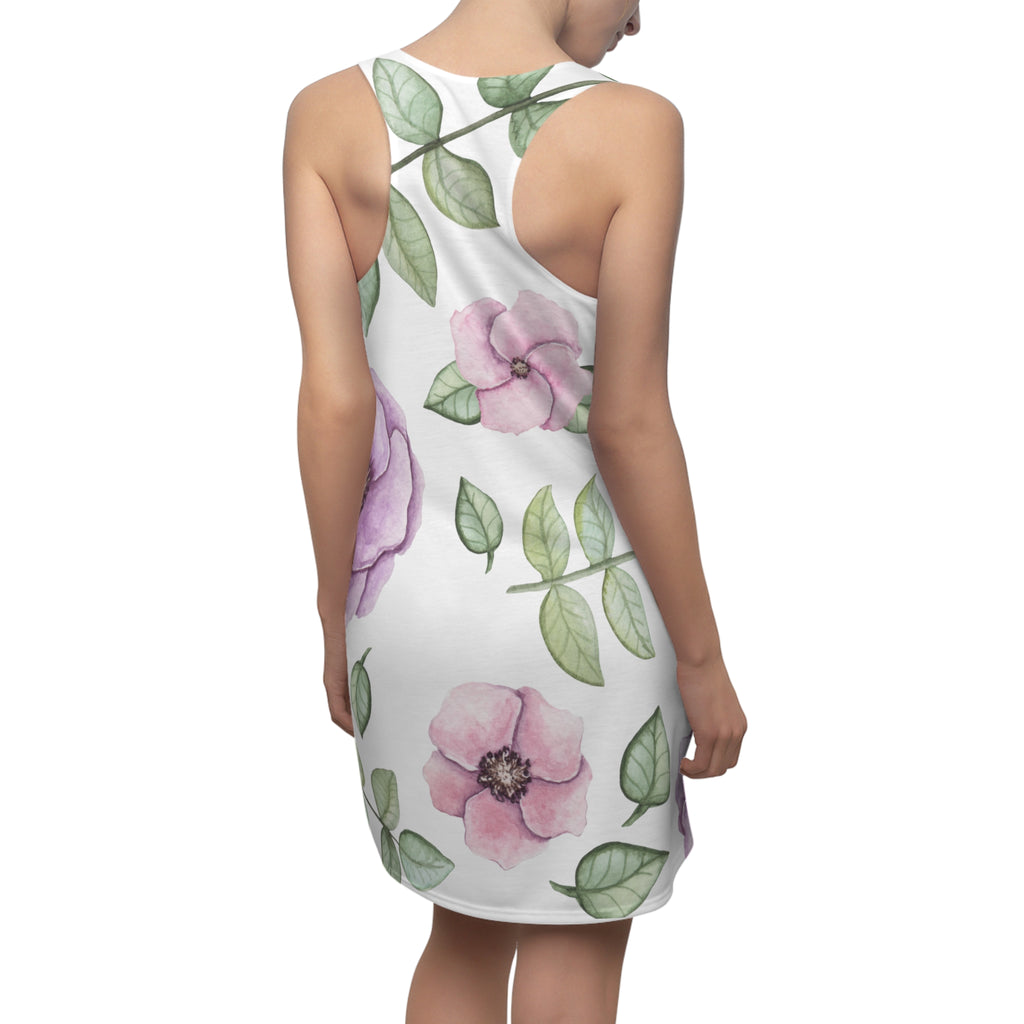 Women's Flowered Racerback Dress