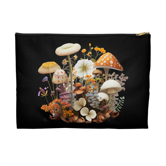 MakeUp Bag Mushrooms Accessory Pouch