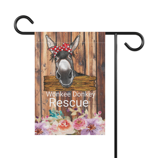 Garden Banner Personalized  Donkey Garden & House Banner
