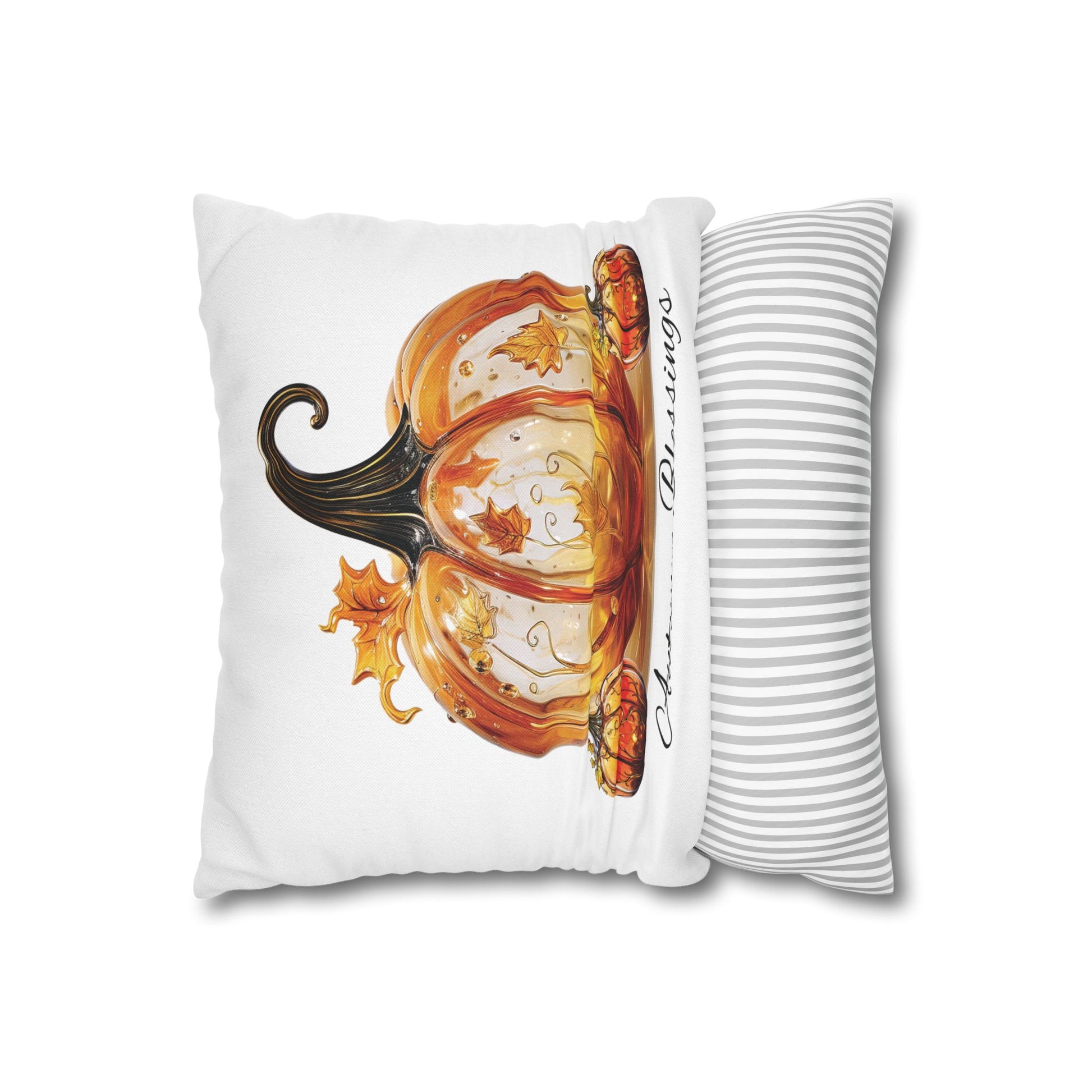 Autumn Blessings Pumpkin Pillowcase, Cozy Fall Home Decor, Seasonal Couch Cushion, Thanksgiving Gift, Harvest Decoration