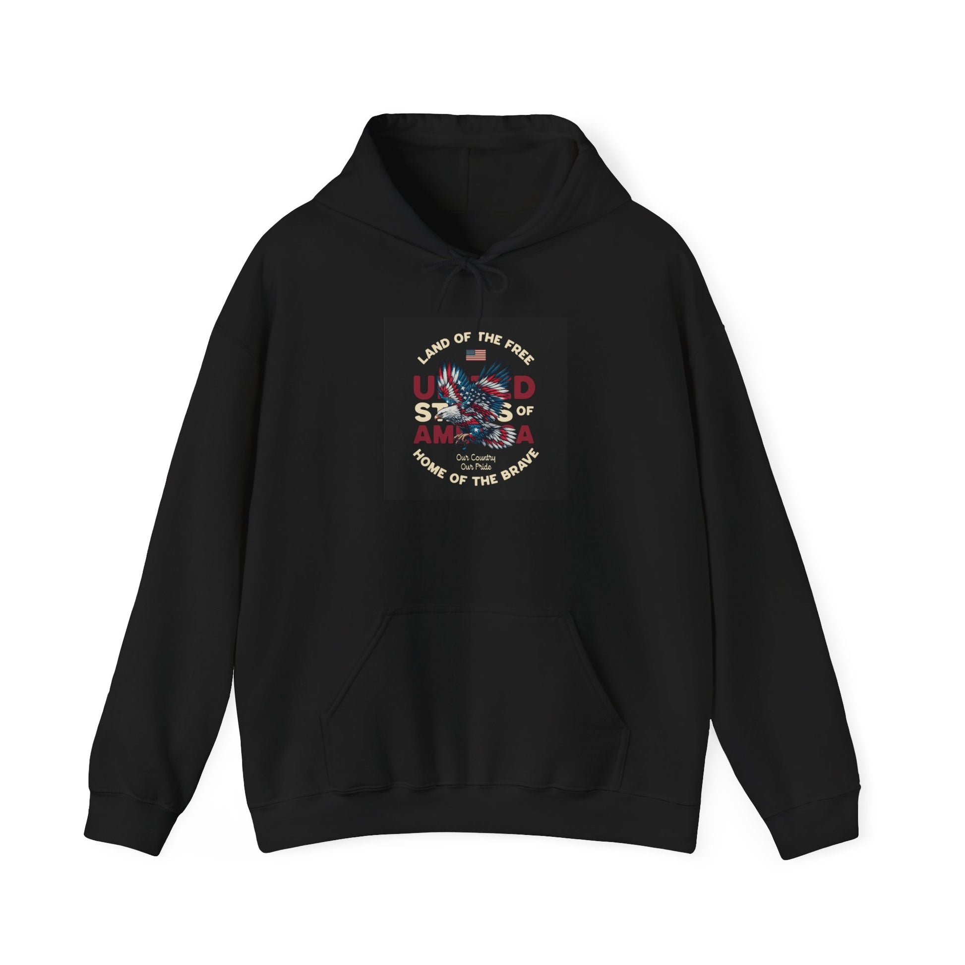USA Pride Hoodie - Patriotic Unisex Sweatshirt