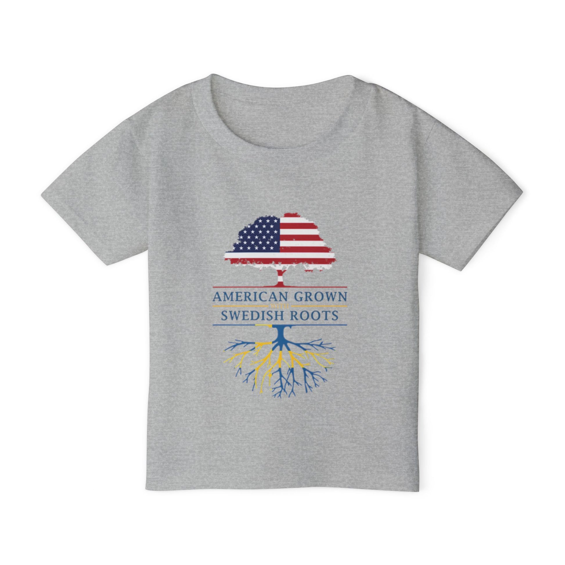 American Grown Swedish Roots Toddler T-Shirt – Roots of Heritage Tee