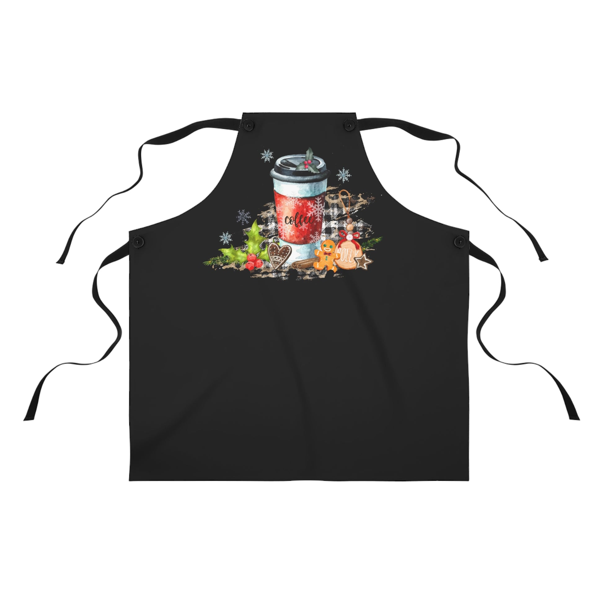 Gingerbread Man Apron- Personalization available