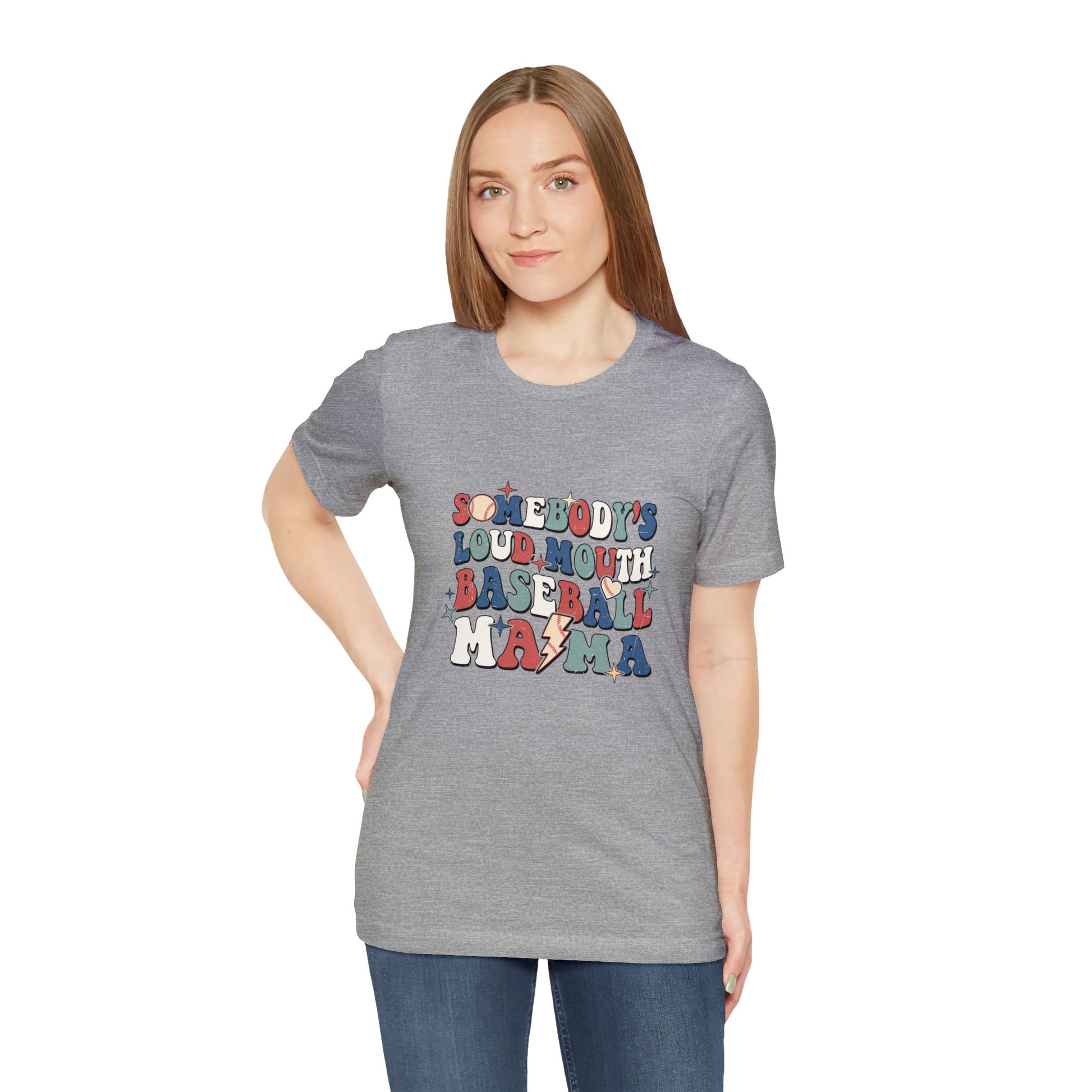 Funny Someone's Loudmouth Baseball Mama's T-Shirt