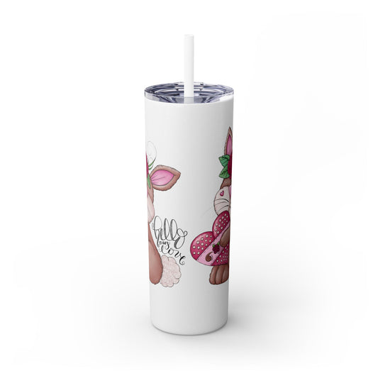Bunny Tumbler, 20 oz Tumbler with Straw