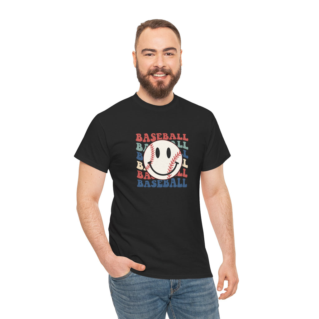 Baseball Tee For Dad Or Mom Unisex Heavy Cotton Tee