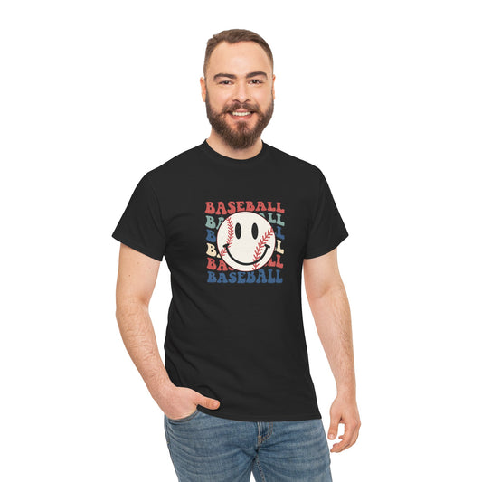 Baseball Tee For Dad Or Mom Unisex Heavy Cotton Tee